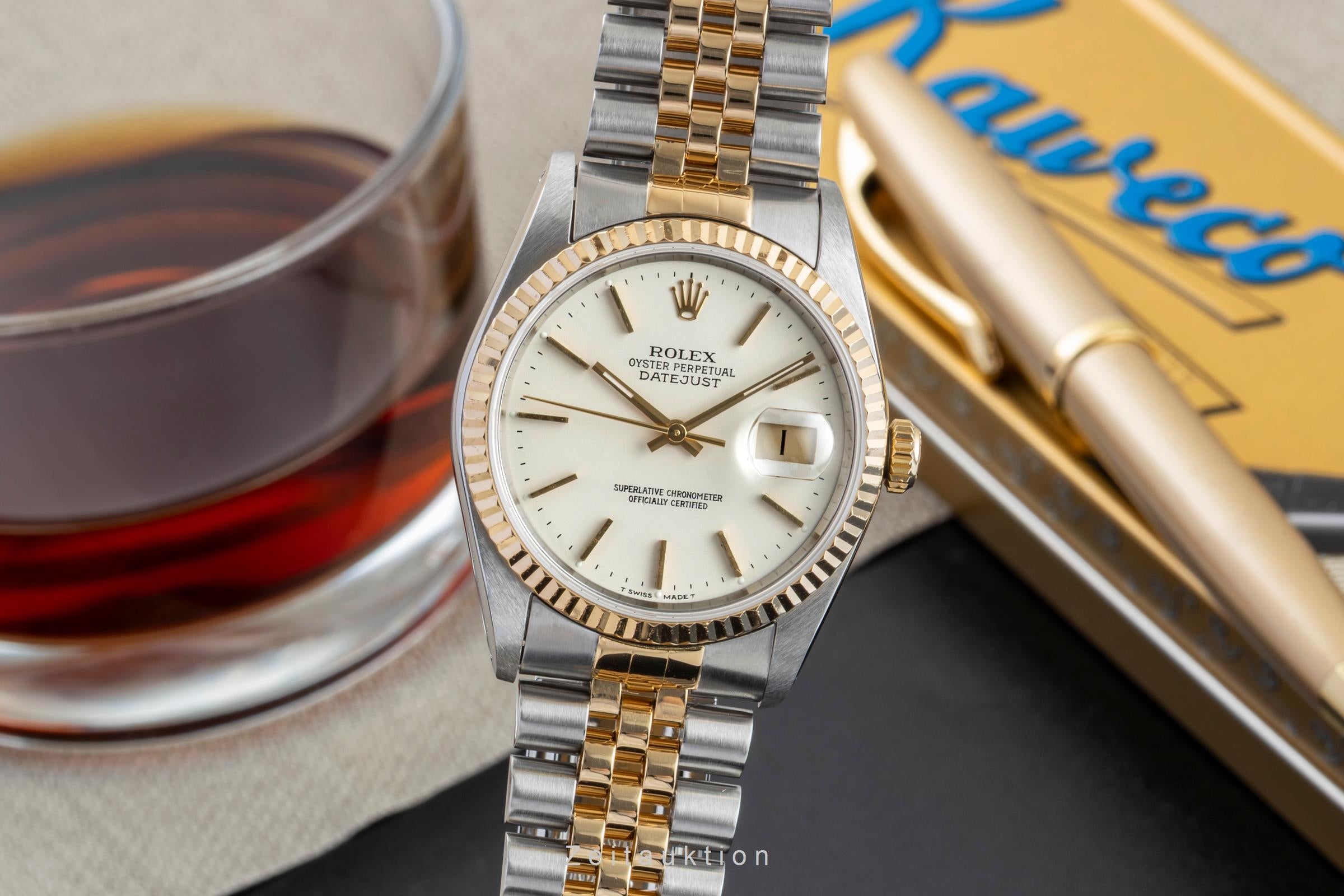 Rolex Datejust acero / oro automático reloj para caballeros 16233  [2602488]