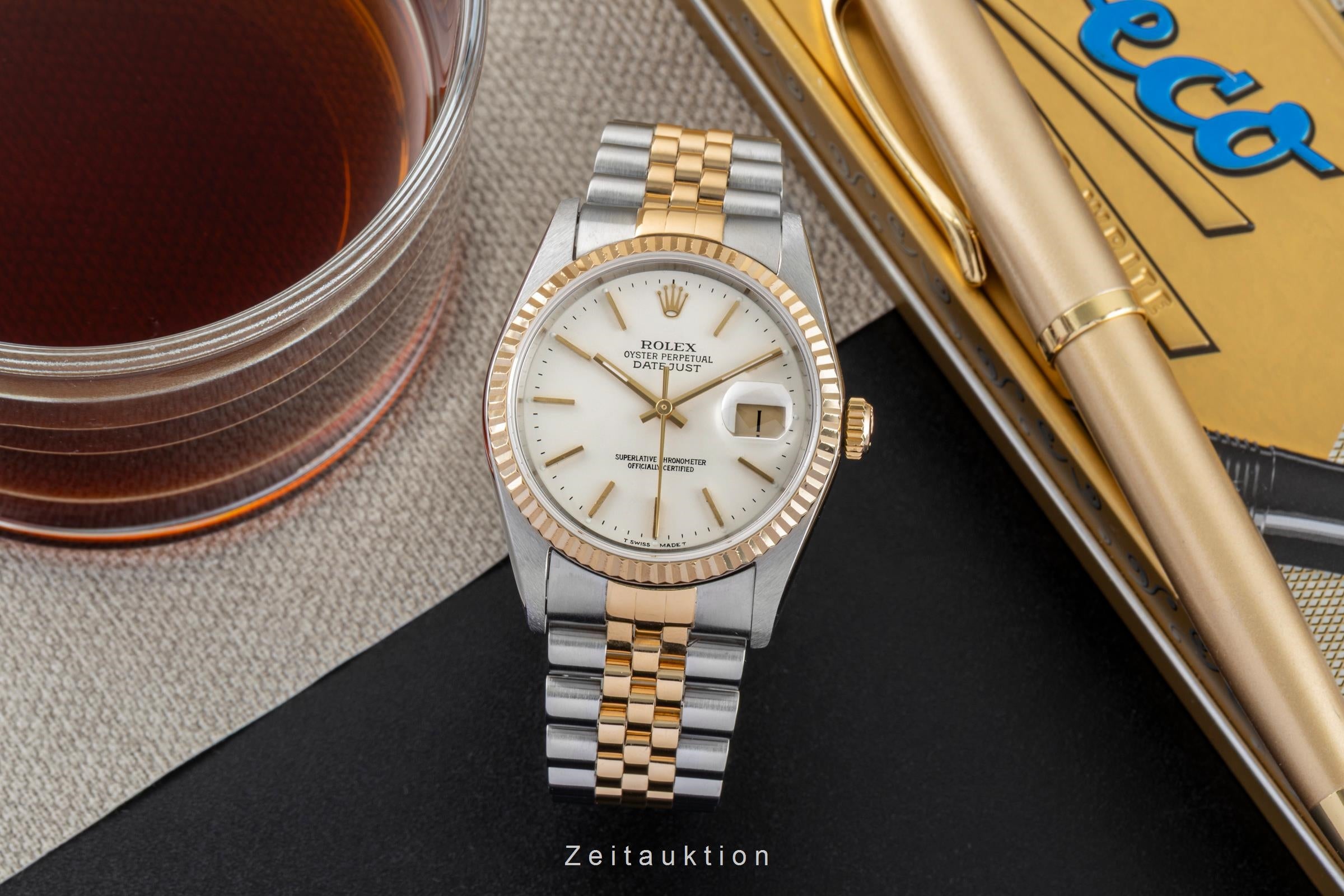 Rolex Datejust acero / oro automático reloj para caballeros 16233  [2602488]