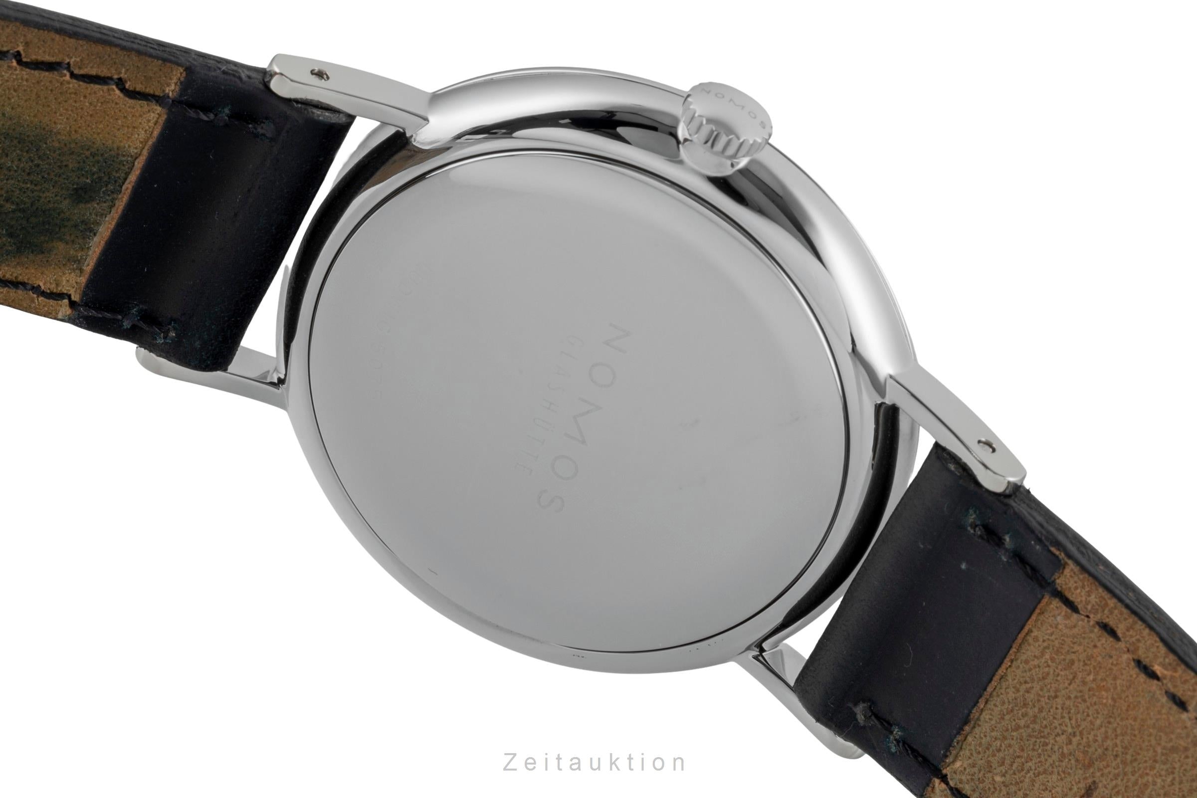 Nomos Ludwig 38 Edelstahl Handaufzug Herrenuhr Ref. 235 B&P 2021 NP: 1960,- € [2602490]
