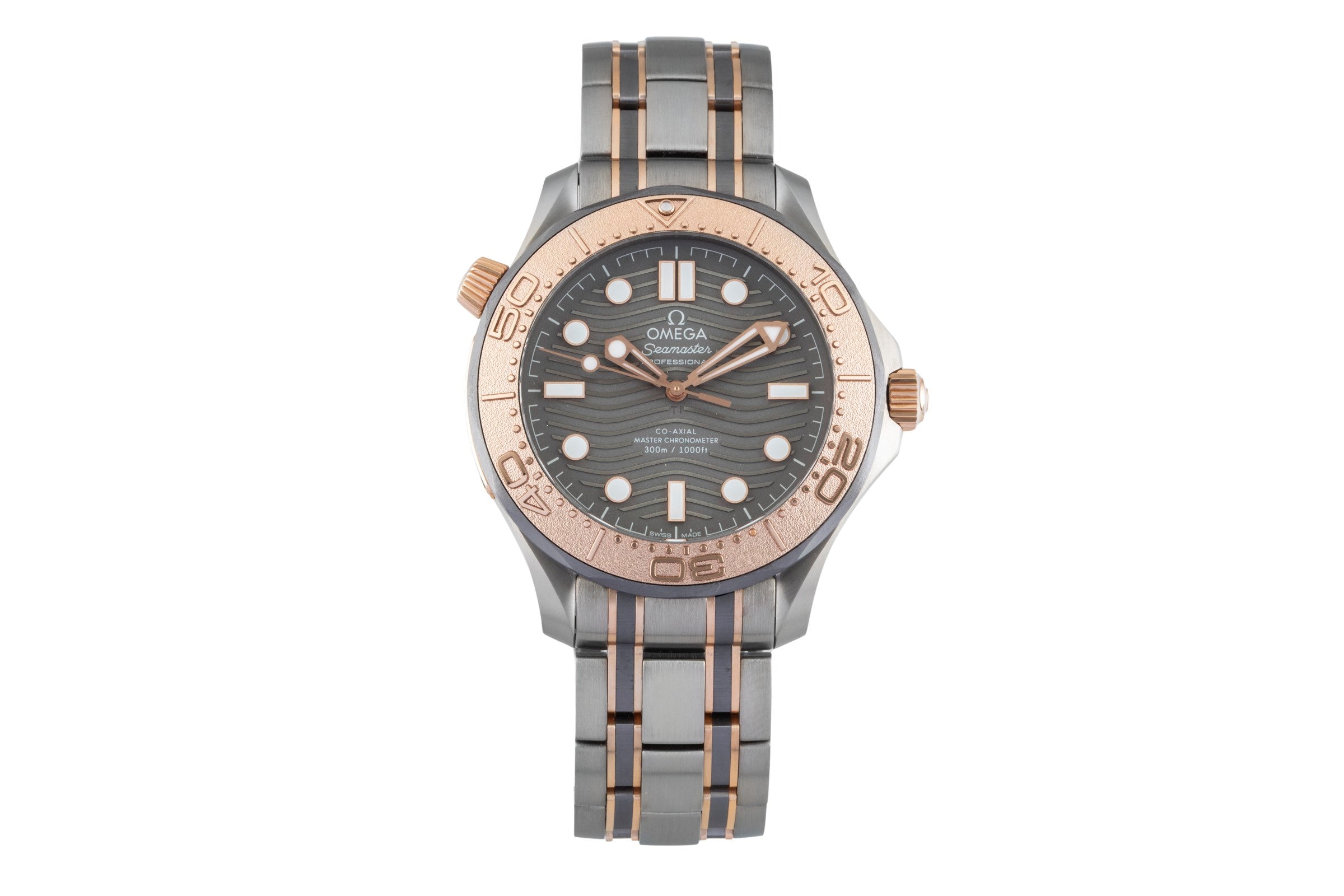 Omega Seamaster titanium / gold automatic men's watch 210.60.42.20.99.001 LP: 16200EUR Limited  [2602493]