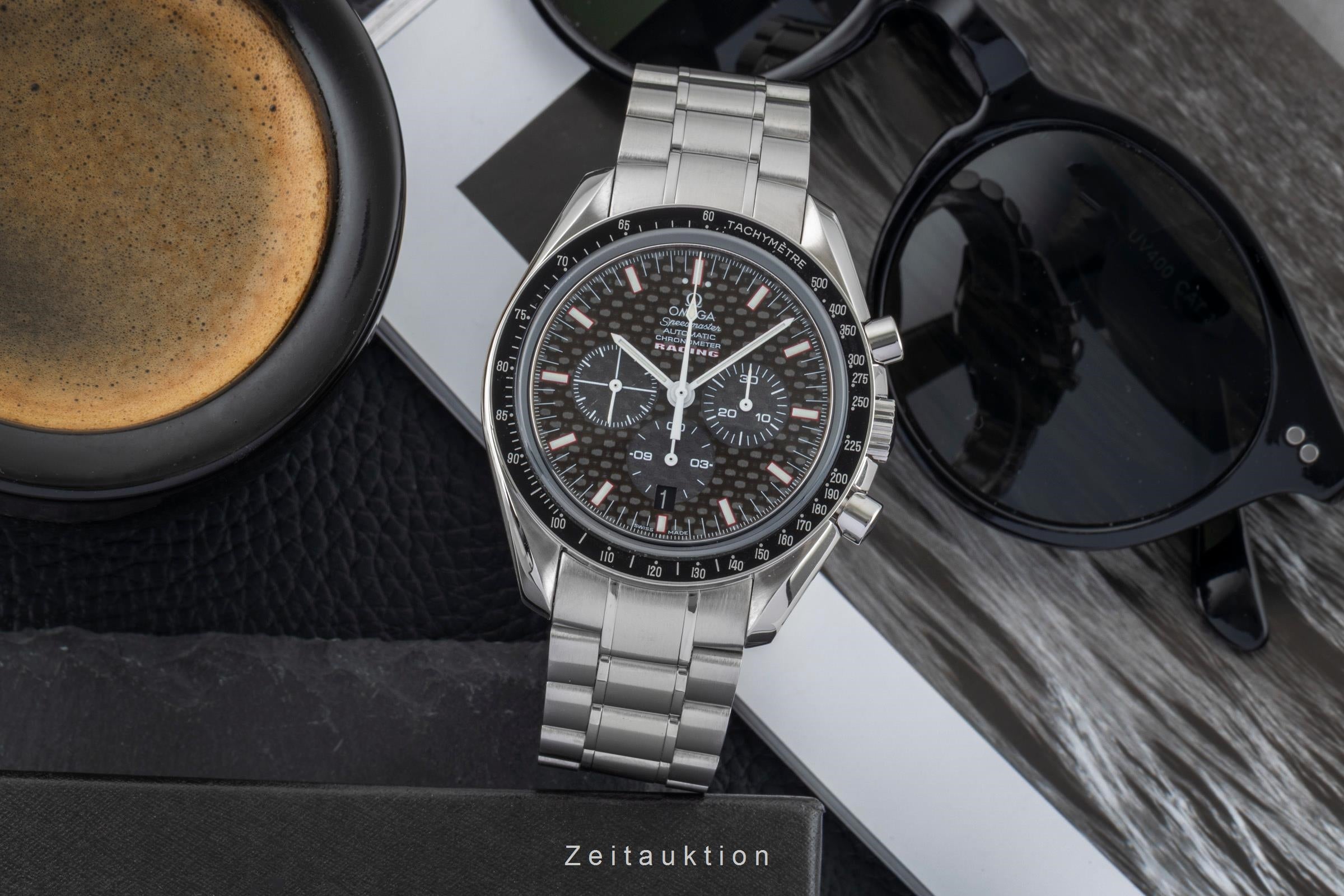 Omega Speedmaster Racing Chronograph Stahl Ref. 3552.59.00 B&P 2017 [2602498]