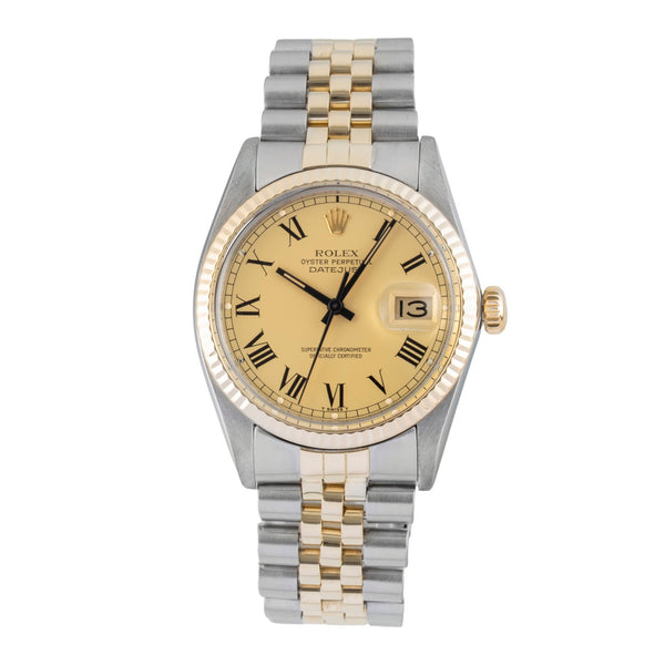 Rolex Datejust 36 Buckley Dial Oyster Perpetual Stahl Gold Automatik Ref. 16013  [2602499]