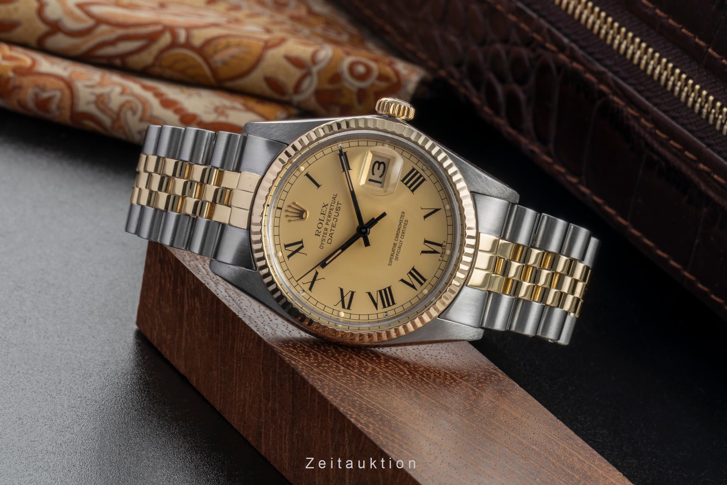 Rolex Datejust 36 Buckley Dial Oyster Perpetual Stahl Gold Automatik Ref. 16013  [2602499]