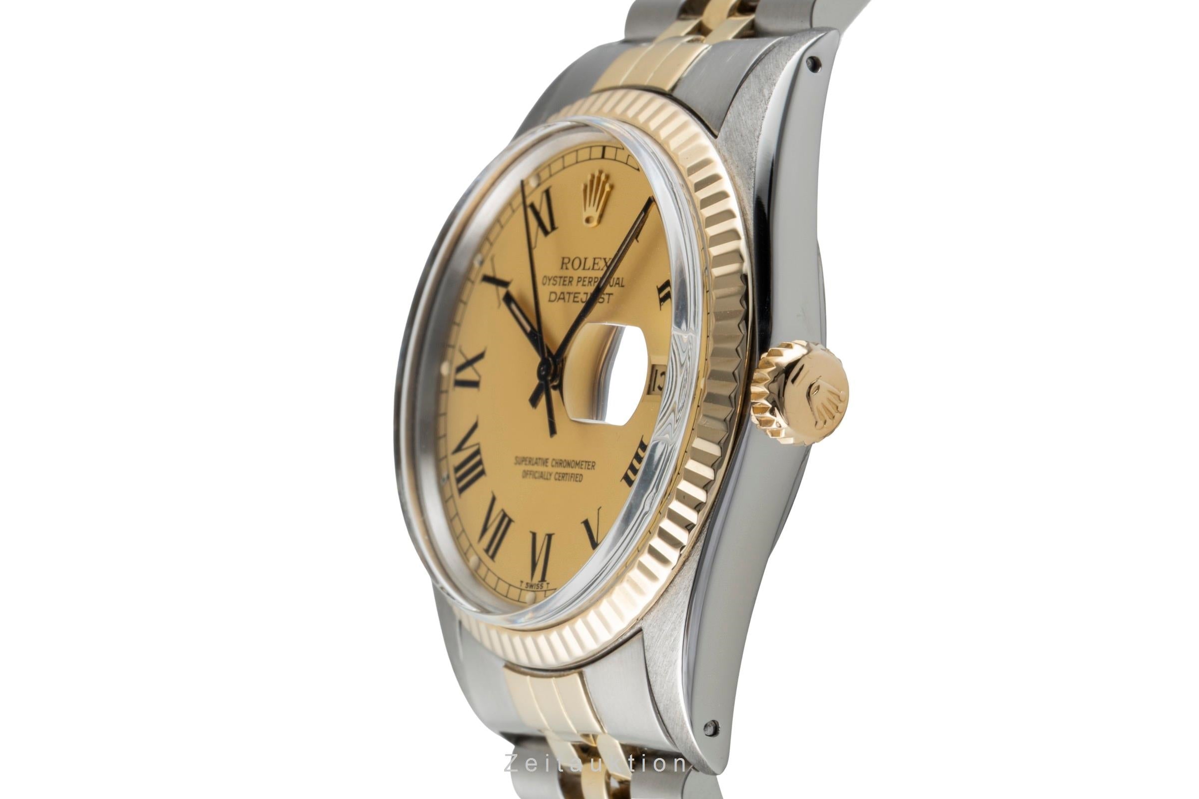 Rolex Datejust 36 Buckley Dial Oyster Perpetual Stahl Gold Automatik Ref. 16013  [2602499]