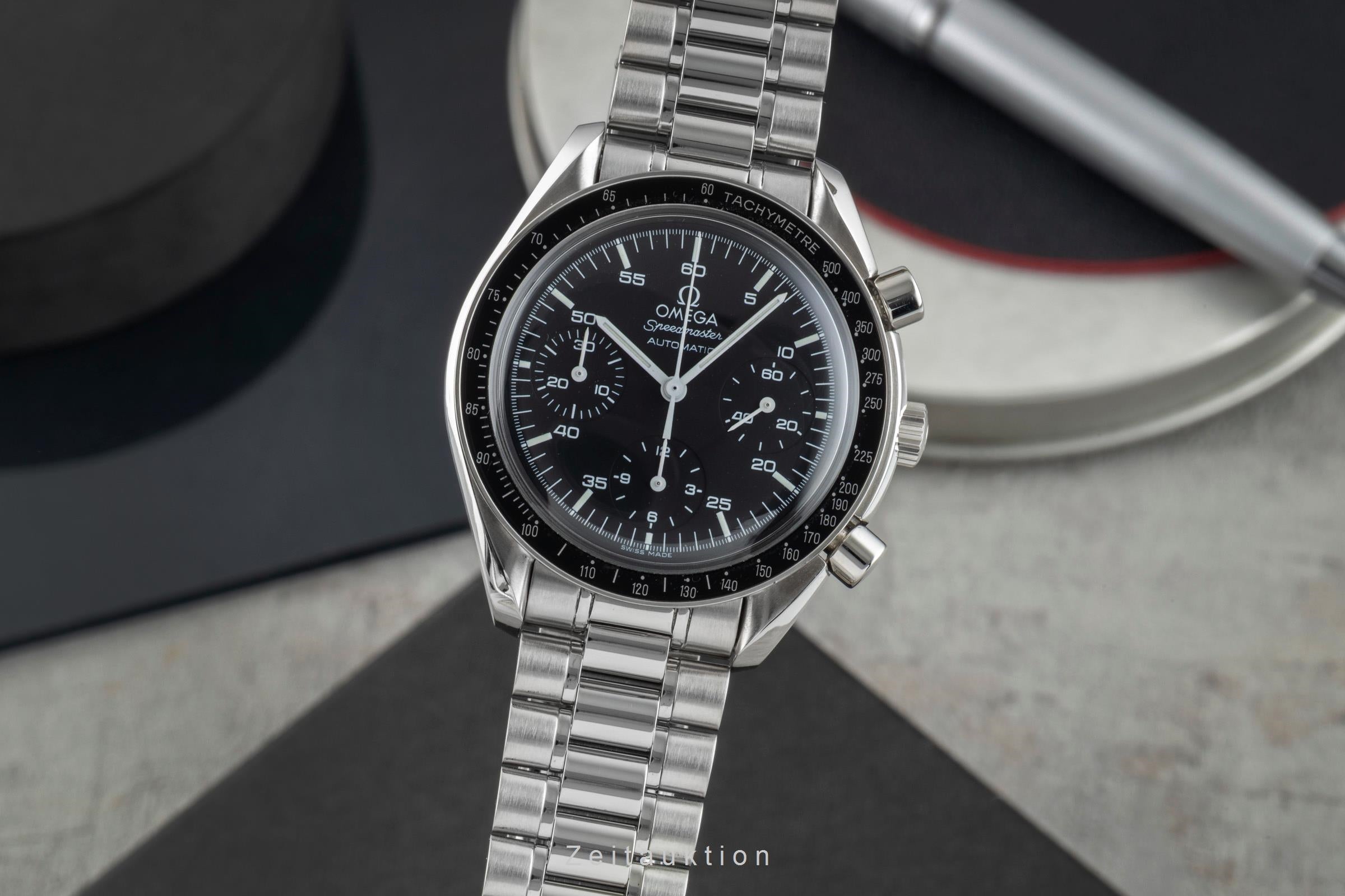 Omega Speedmaster chronograph steel automatic men's watch 3510.50.00  [2602503]