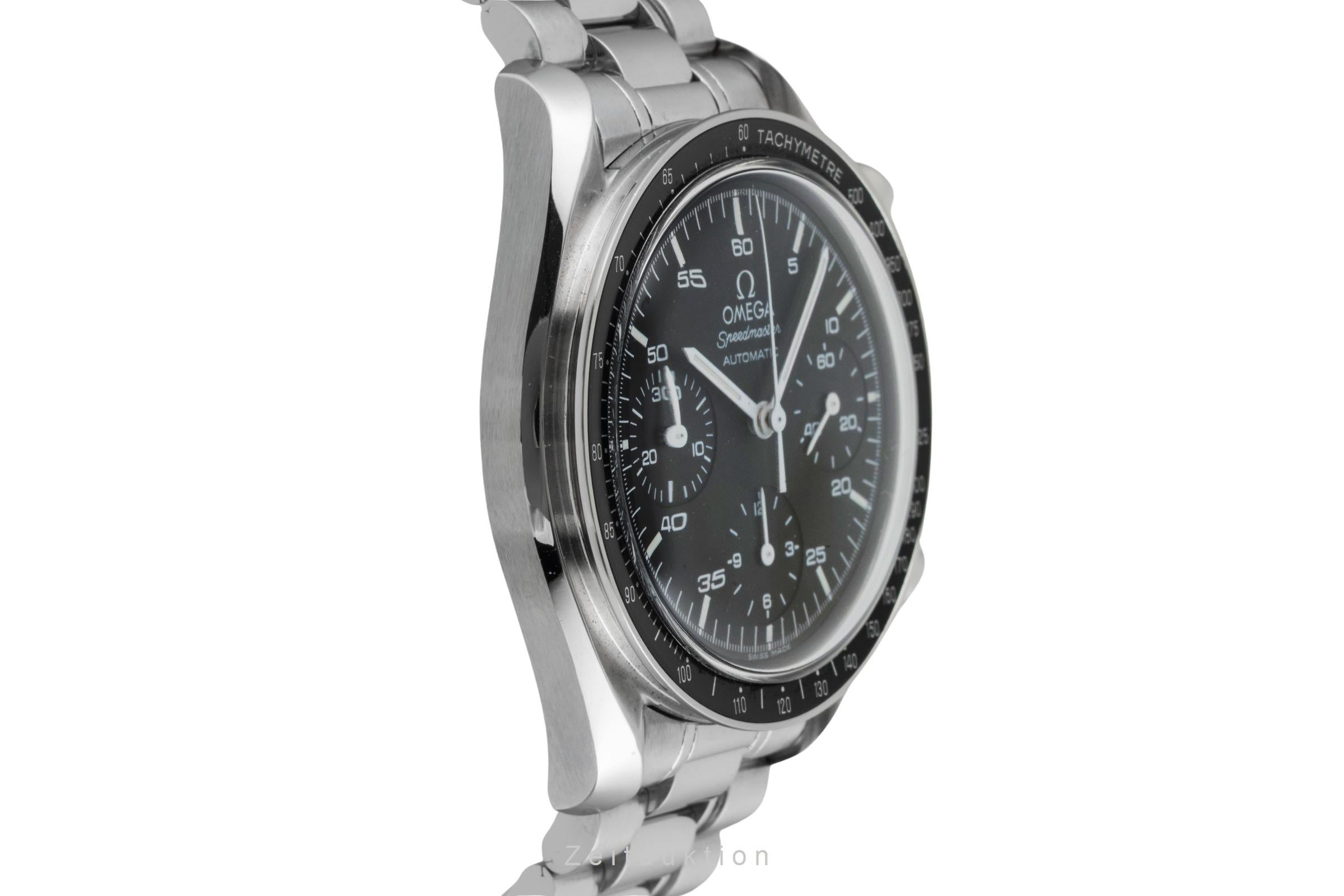 Omega Speedmaster chronograph steel automatic Kal. 3220 Ref