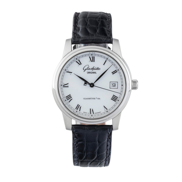Glashütte Senator steel automatic men's watch 1-39-11-05-03-04  [2602507]