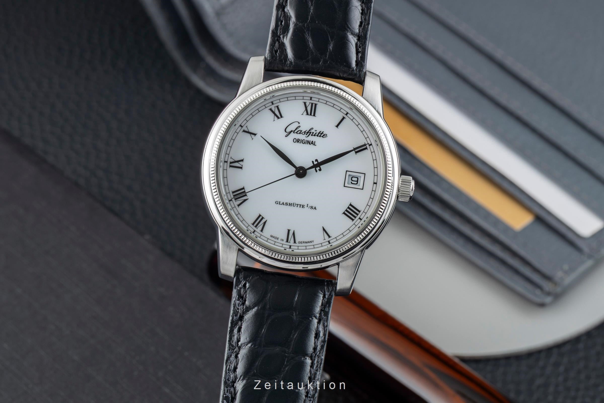 Glashütte Senator steel automatic men's watch 1-39-11-05-03-04  [2602507]
