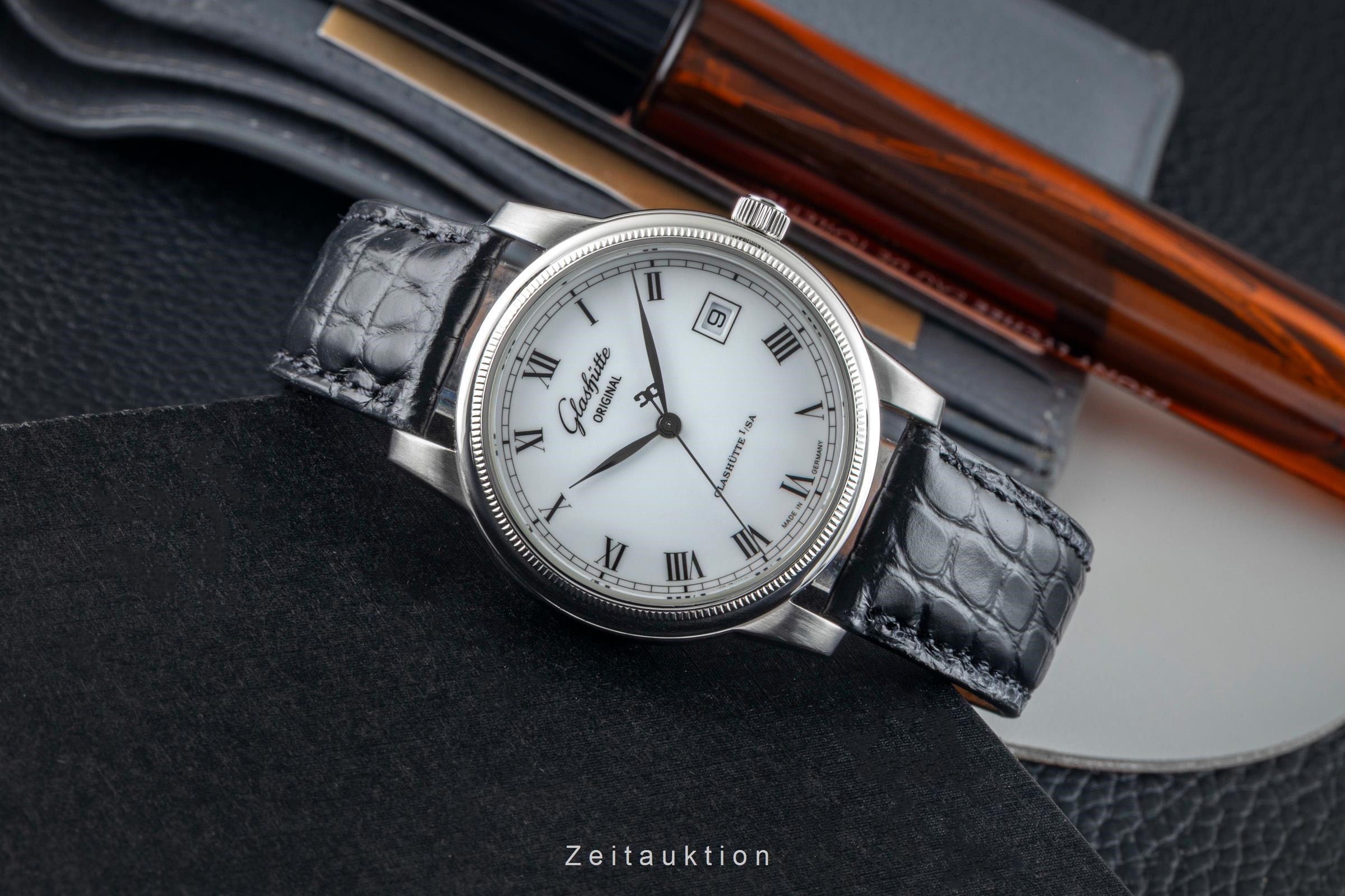 Glashütte Senator steel automatic men's watch 1-39-11-05-03-04  [2602507]
