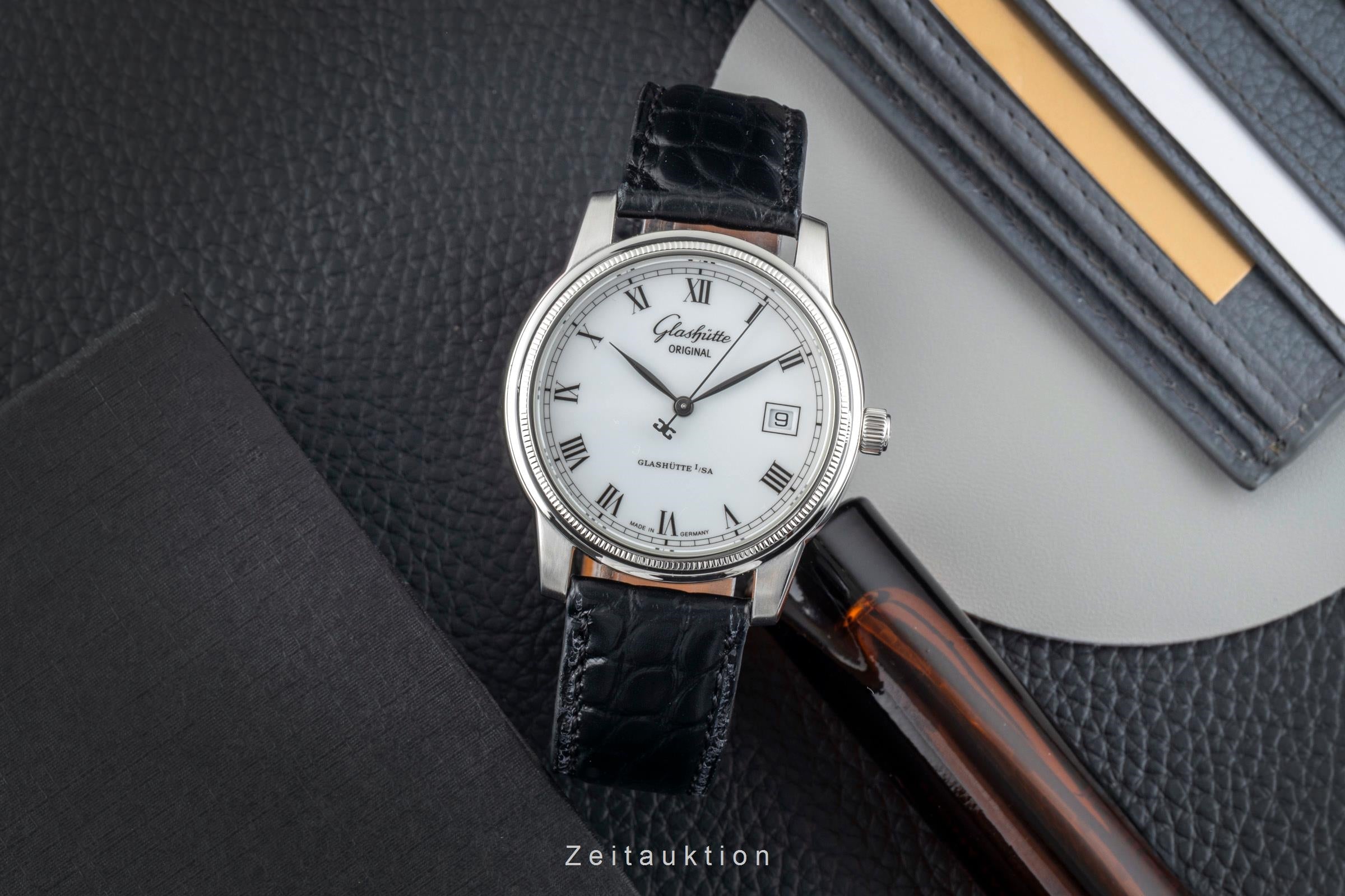 Glashütte Senator steel automatic men's watch 1-39-11-05-03-04  [2602507]