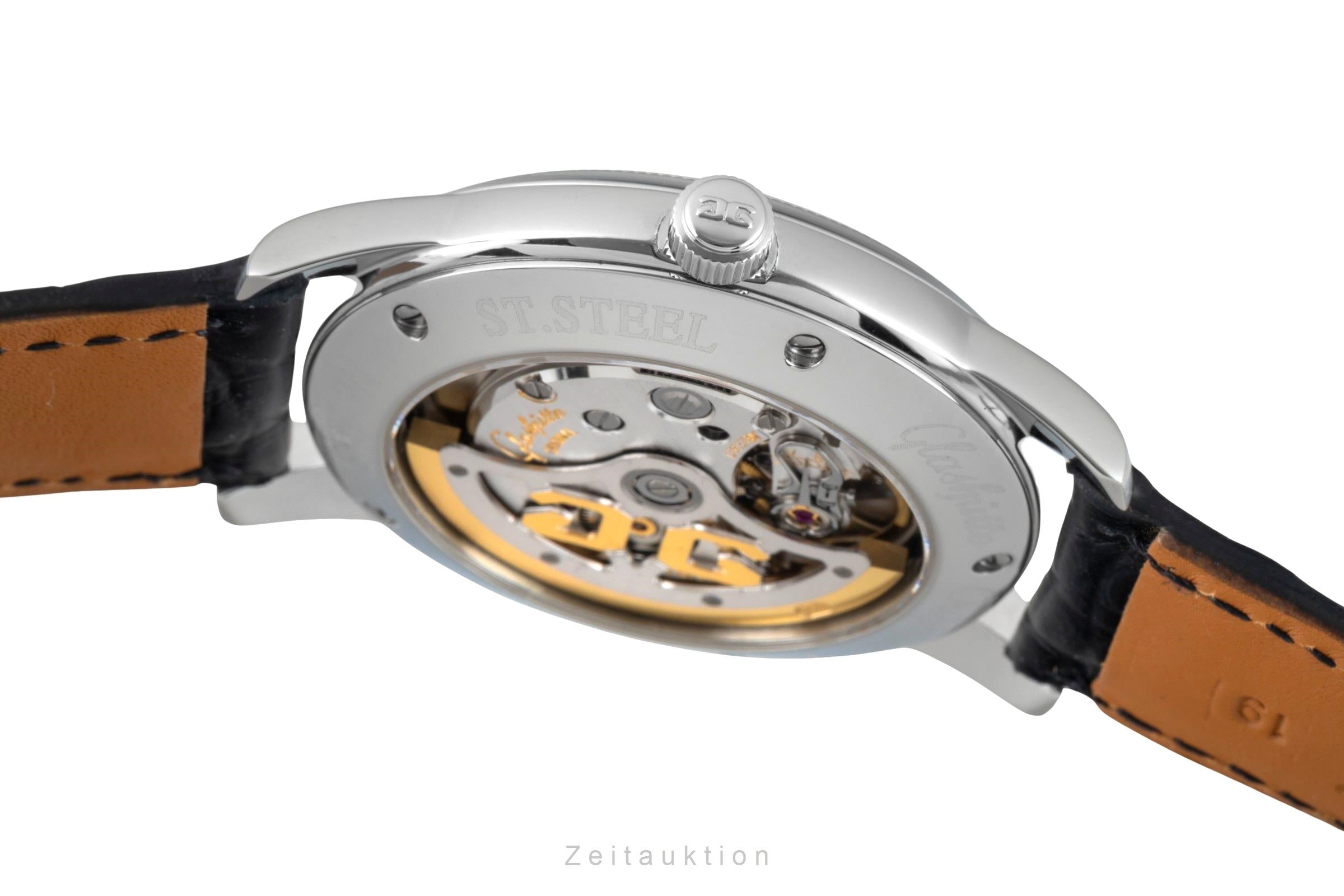 Glashütte Senator steel automatic men's watch 1-39-11-05-03-04  [2602507]