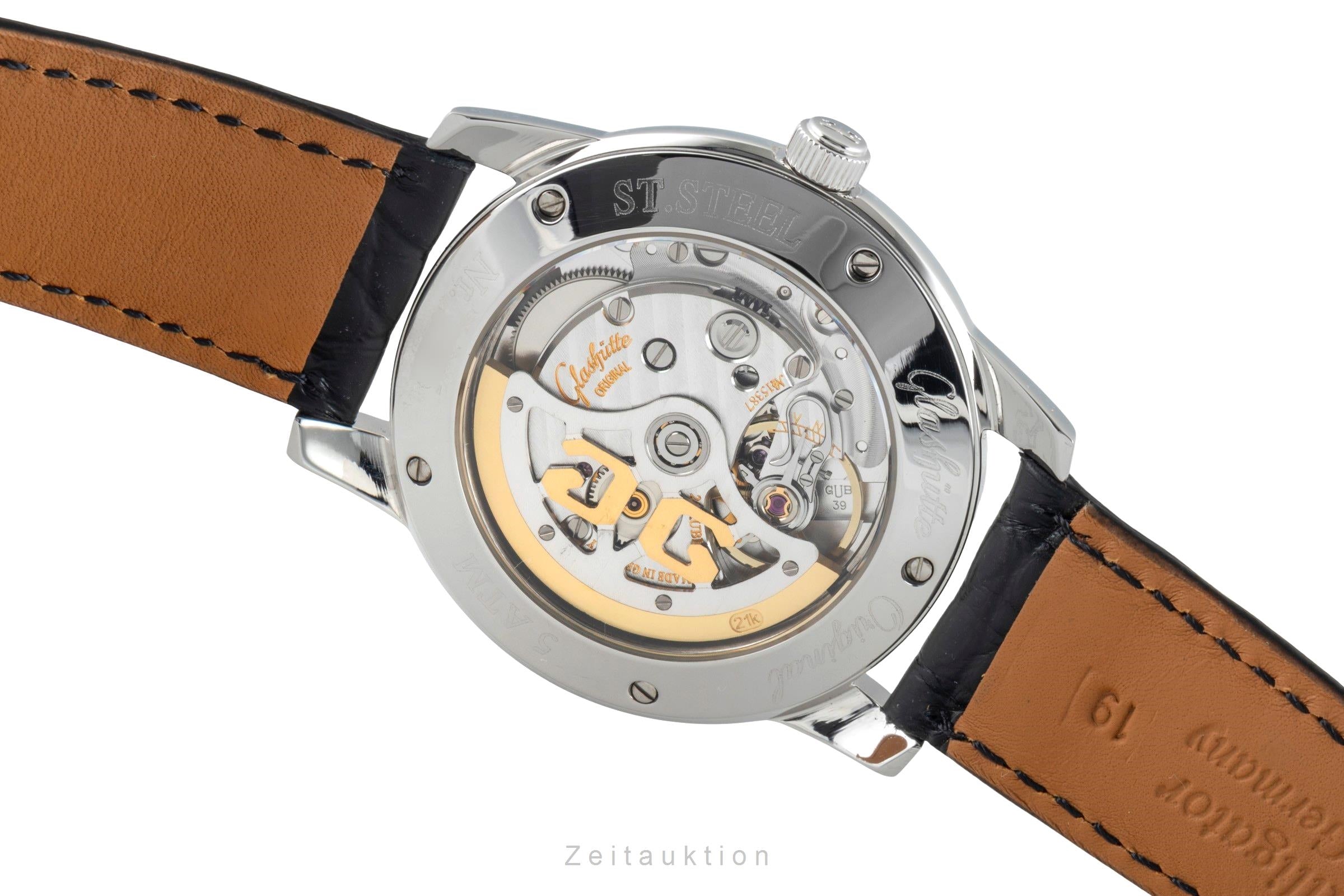 Glashütte Senator steel automatic men's watch 1-39-11-05-03-04  [2602507]