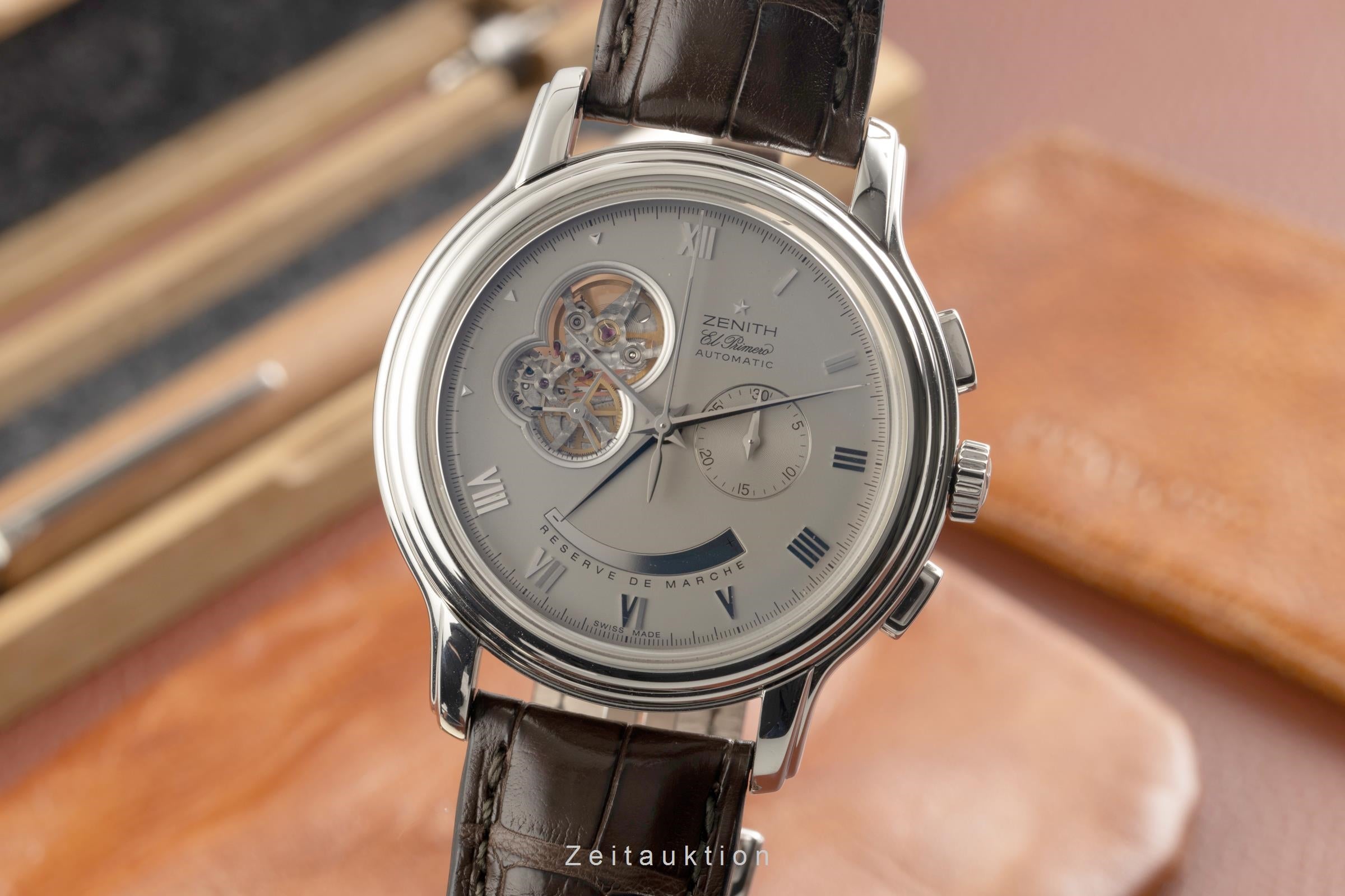 Zenith Chronomaster cronógrafo acero automático reloj para caballeros 03.1260.4021  [2602509]