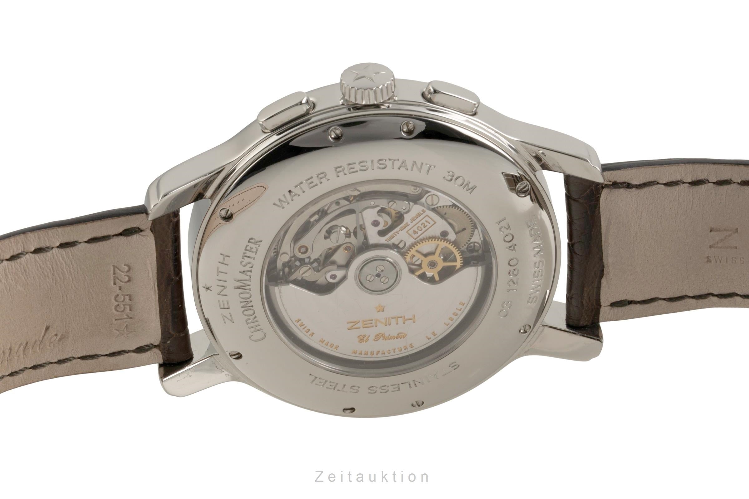 Zenith Chronomaster cronógrafo acero automático reloj para caballeros 03.1260.4021  [2602509]
