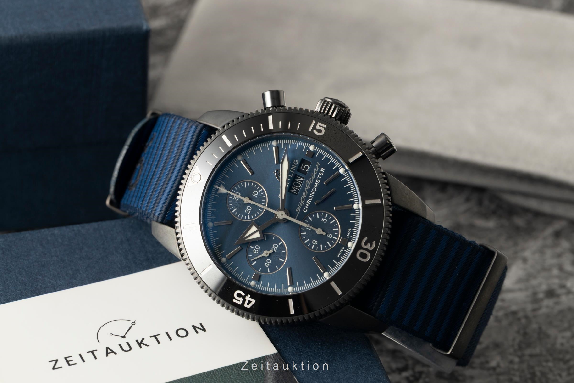 Breitling Superocean Chronograph cronógrafo acero automático reloj para caballeros M133132A1C1W1 LP: 7600EUR  [2602513]