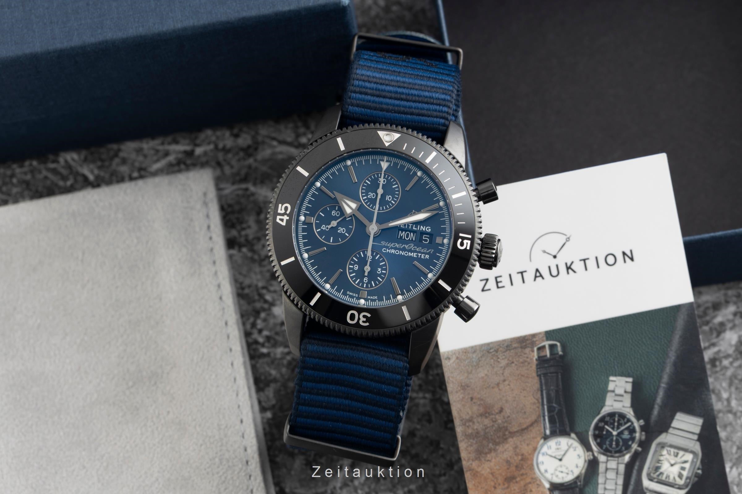 Breitling Superocean Chronograph cronógrafo acero automático reloj para caballeros M133132A1C1W1 LP: 7600EUR  [2602513]