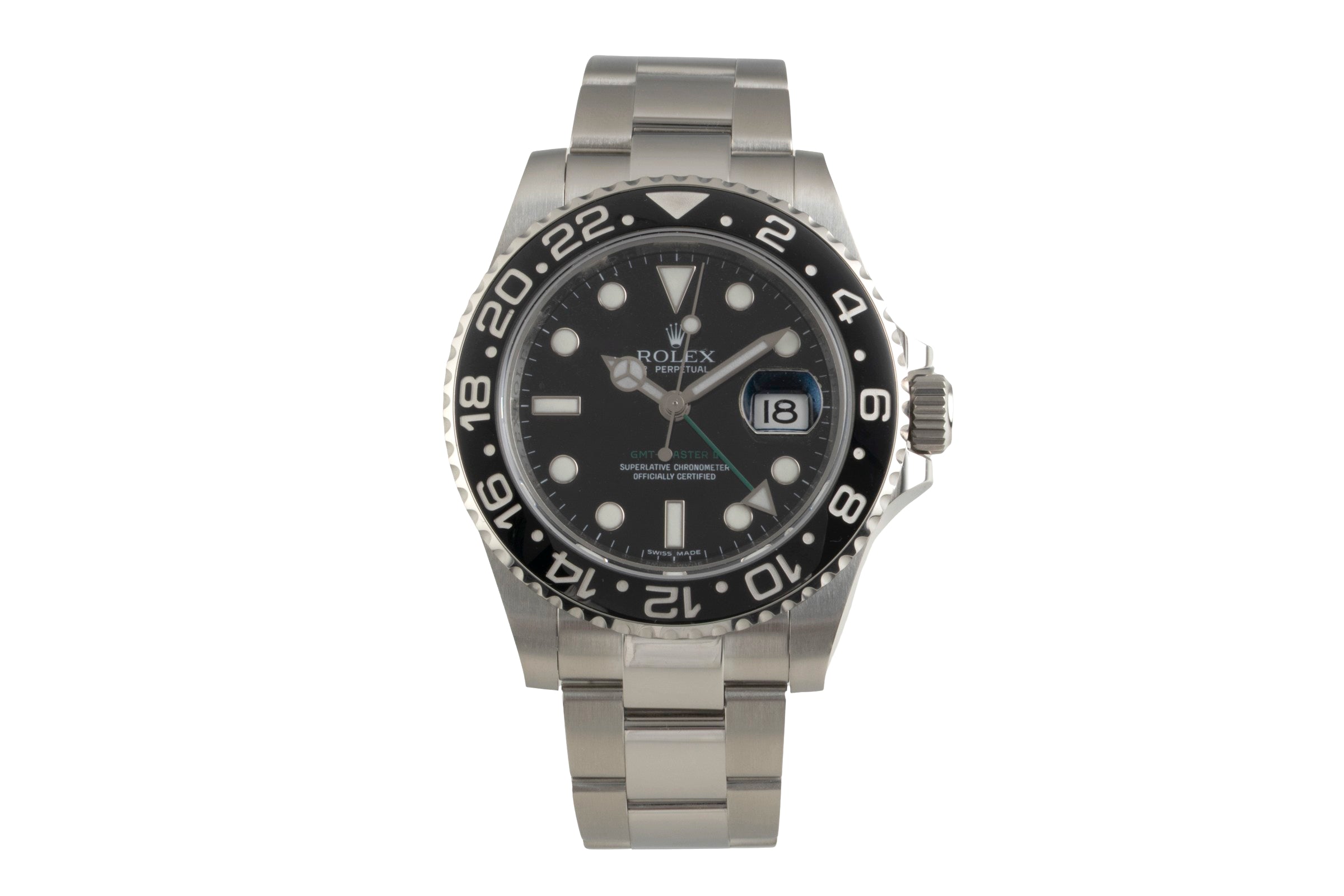 Rolex GMT-Master II steel automatic men's watch 116710  [2602515]
