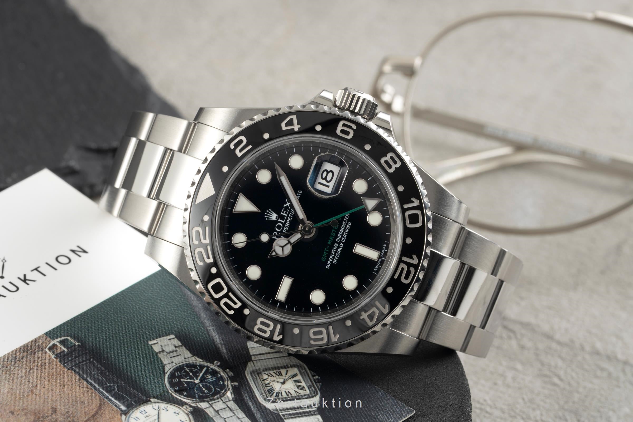 Rolex GMT-Master II steel automatic men's watch 116710  [2602515]