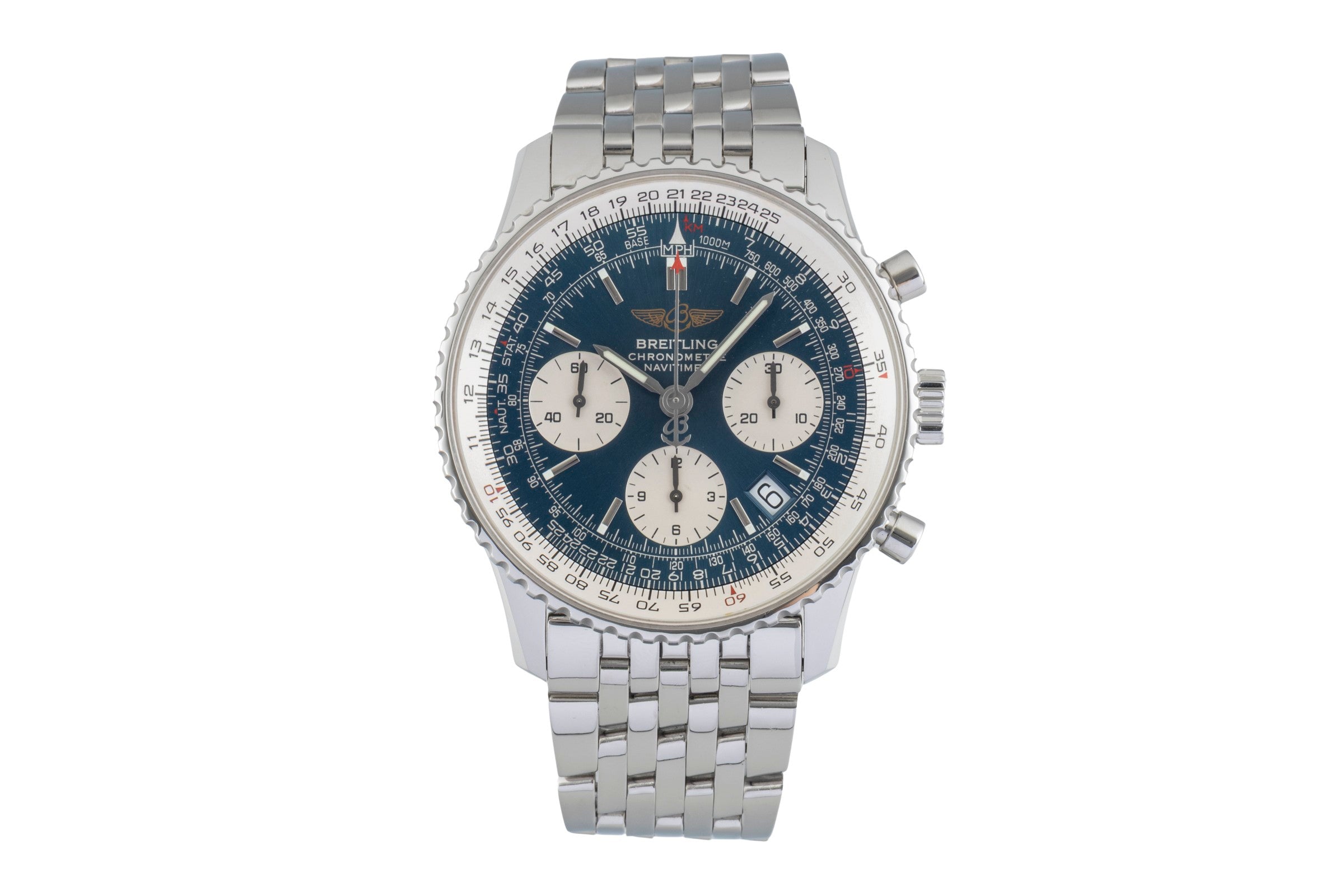 Breitling Navitimer Chronograph Blue Dial Herrenuhr Automatik Ref. A23322 [2602517]