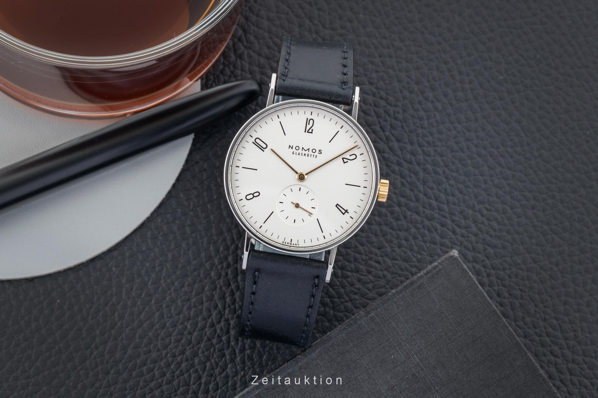 Nomos Tangente acier à remontage manuel montre pour hommes Tangente "200 Jahre Königreich Bayern" Limited  [2602518]