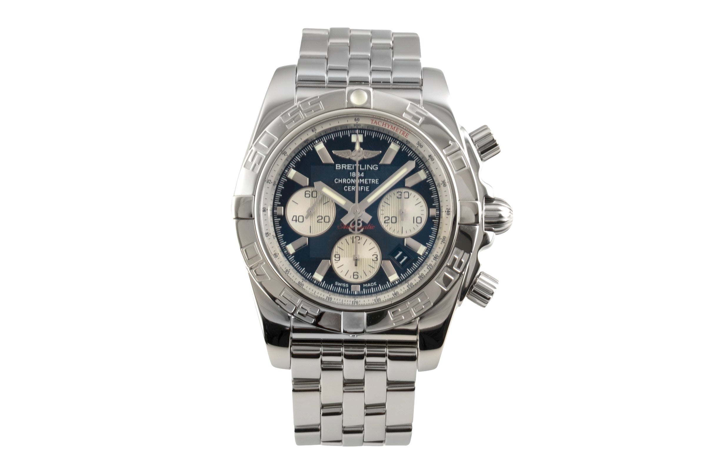 Breitling Chronomat 44 chronograph steel automatic men's watch AB011012/B967  [2602523]