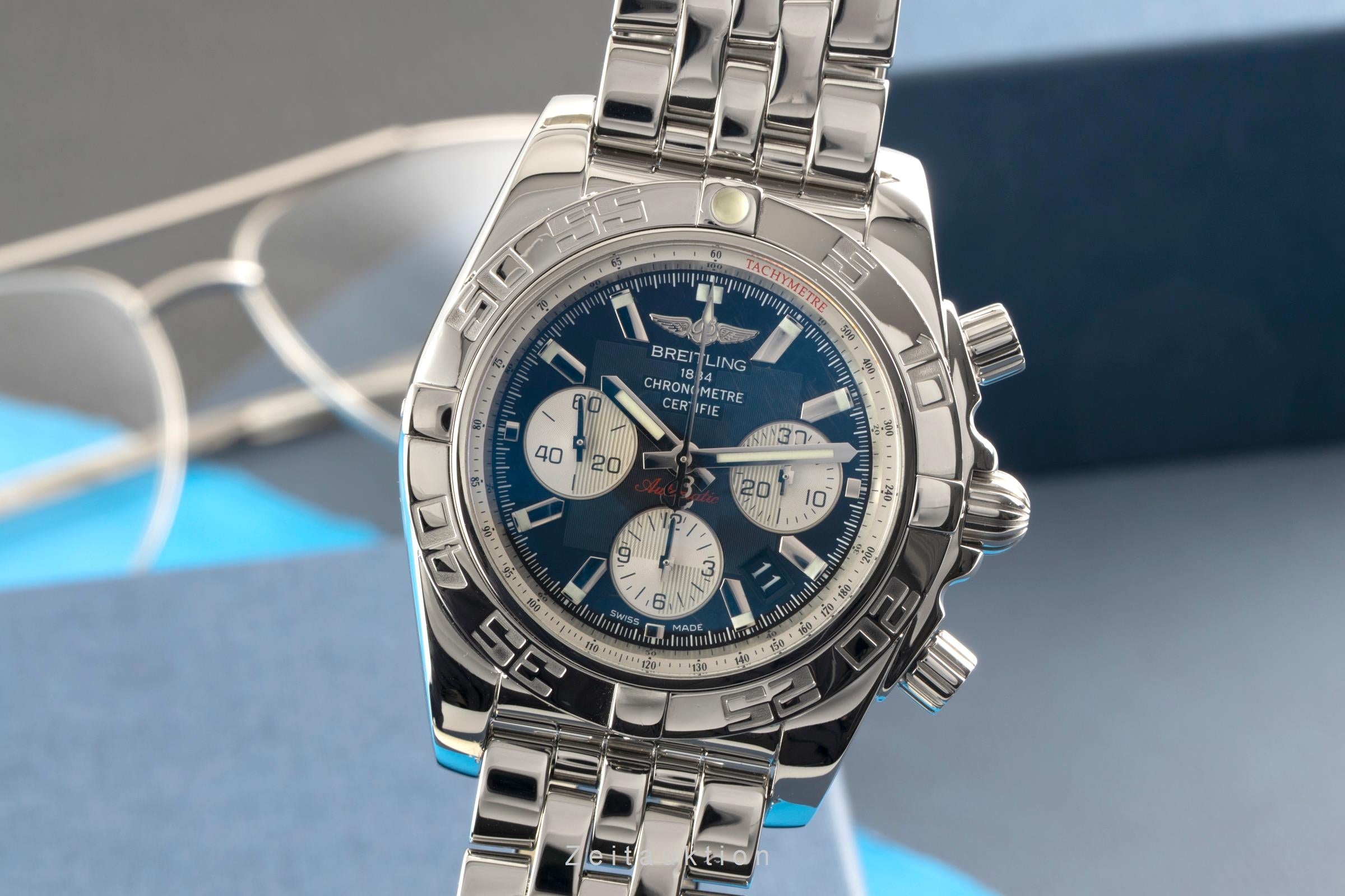 Breitling Chronomat 44 chronograph steel automatic men's watch AB011012/B967  [2602523]