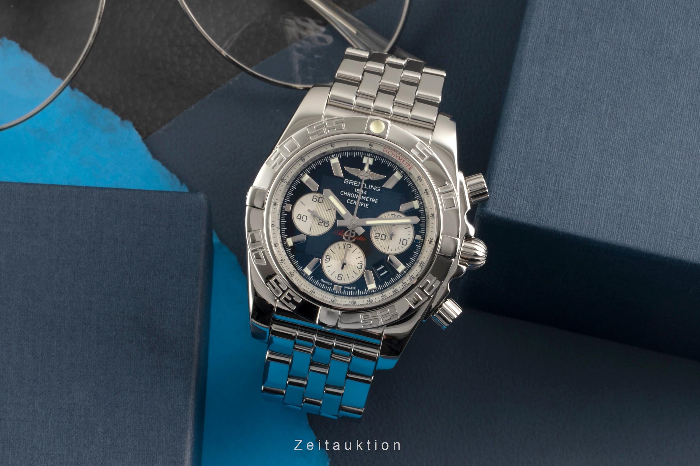 Breitling Chronomat 44 cronografo acciaio automatismo orologio da uomo AB011012/B967  [2602523]