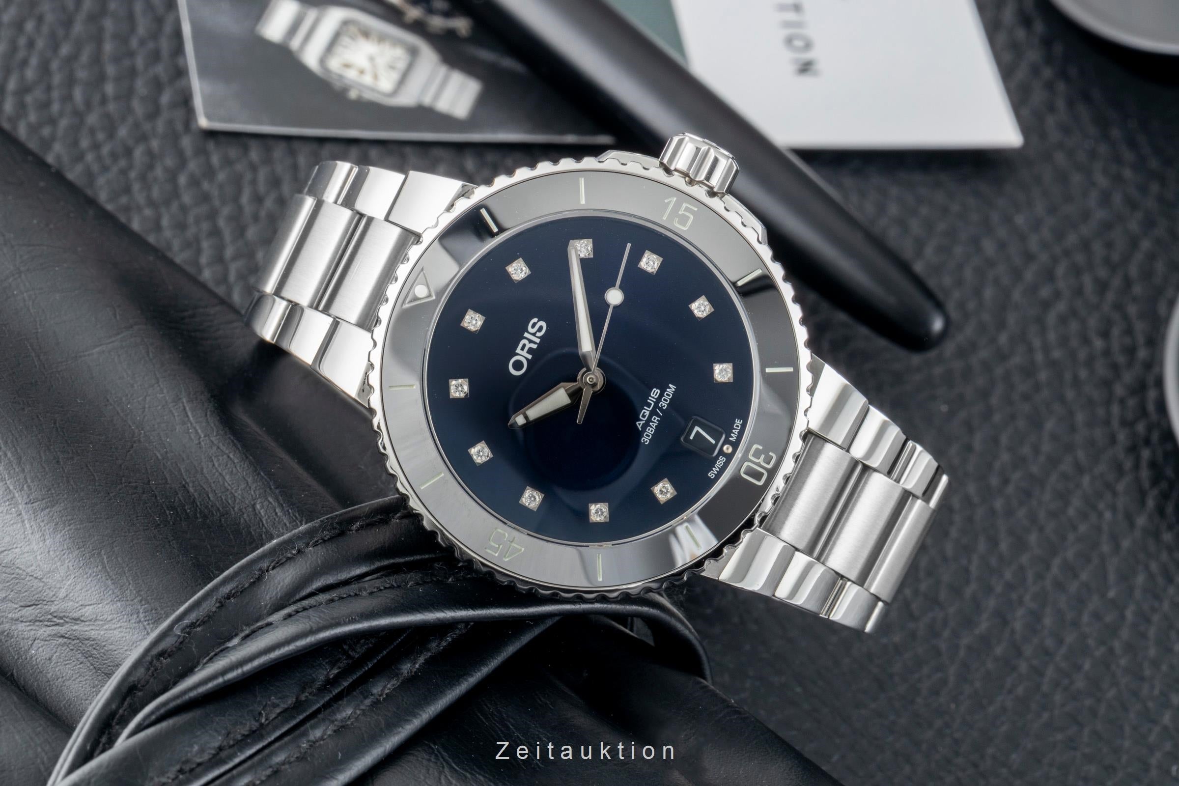 Oris Aquis Date acciaio automatismo orologio da donna 01 733 7731 4195-07 8 18 05P  [2602524]