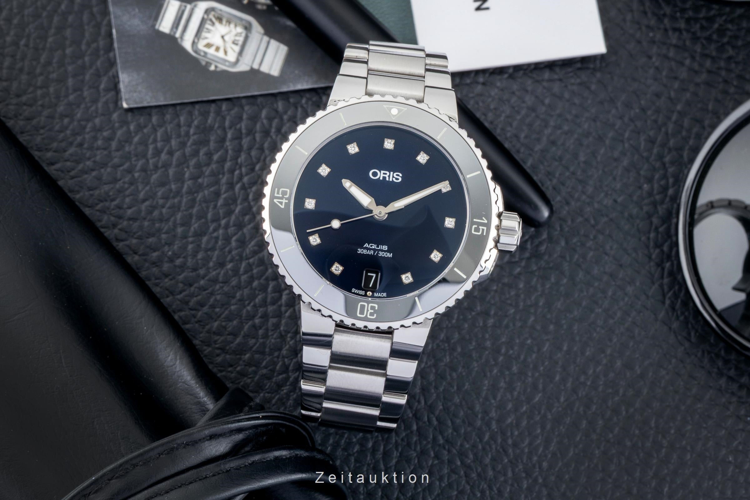 Oris Aquis Date acciaio automatismo orologio da donna 01 733 7731 4195-07 8 18 05P  [2602524]