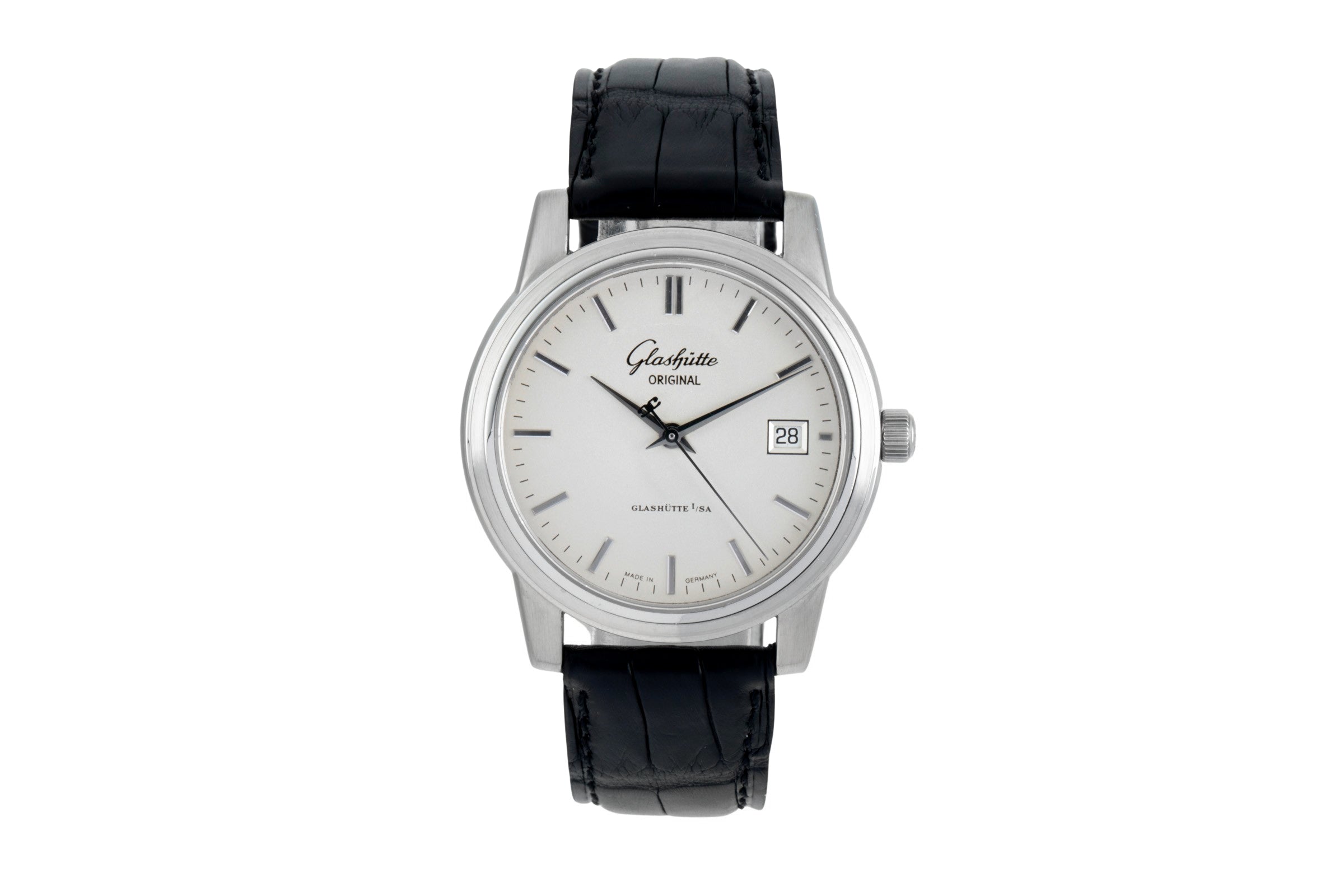 Glashütte Senator acier automatique montre pour hommes 39-11-11-13-04  [2602529]