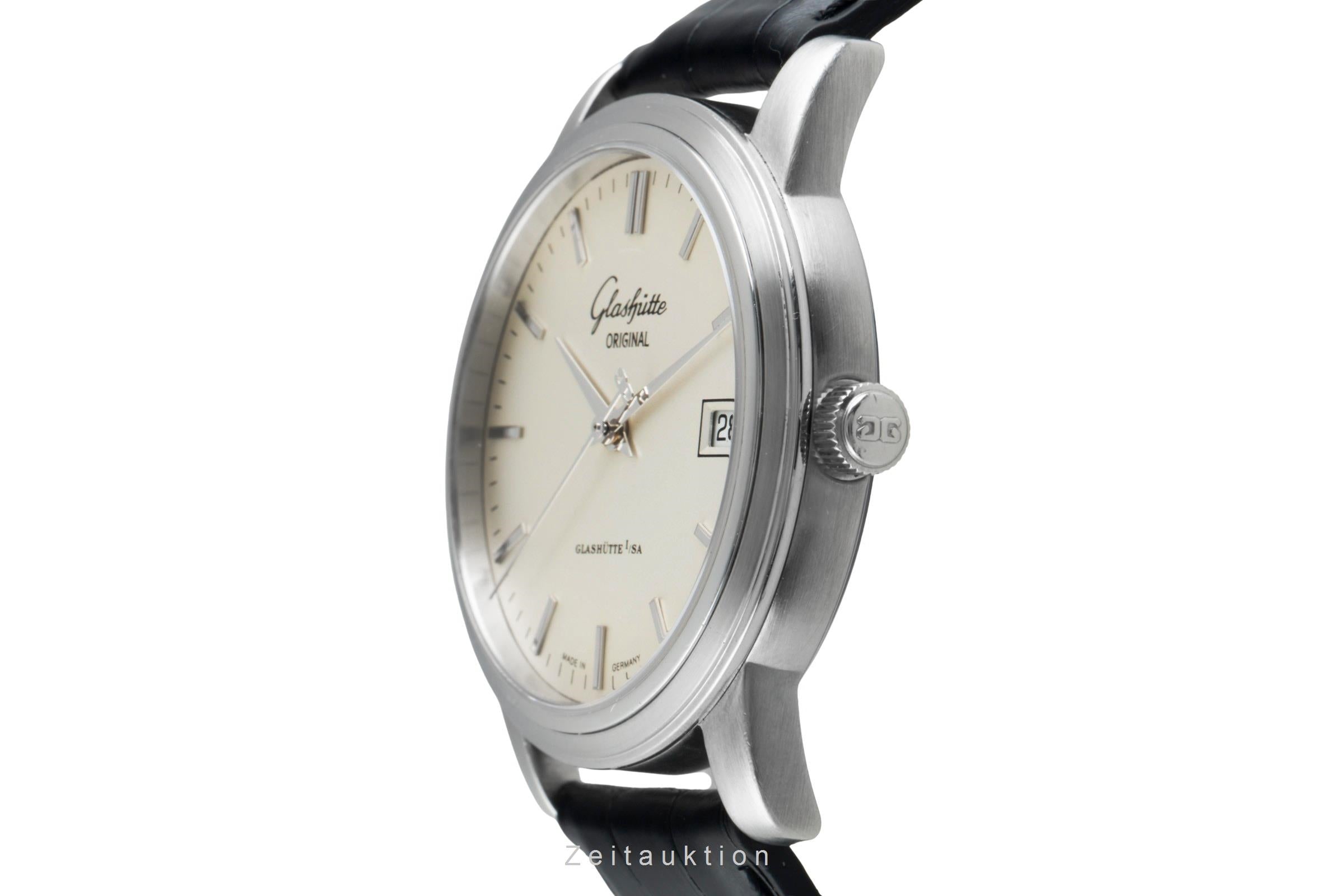 Glashütte Senator acero automático reloj para caballeros 39-11-11-13-04  [2602529]