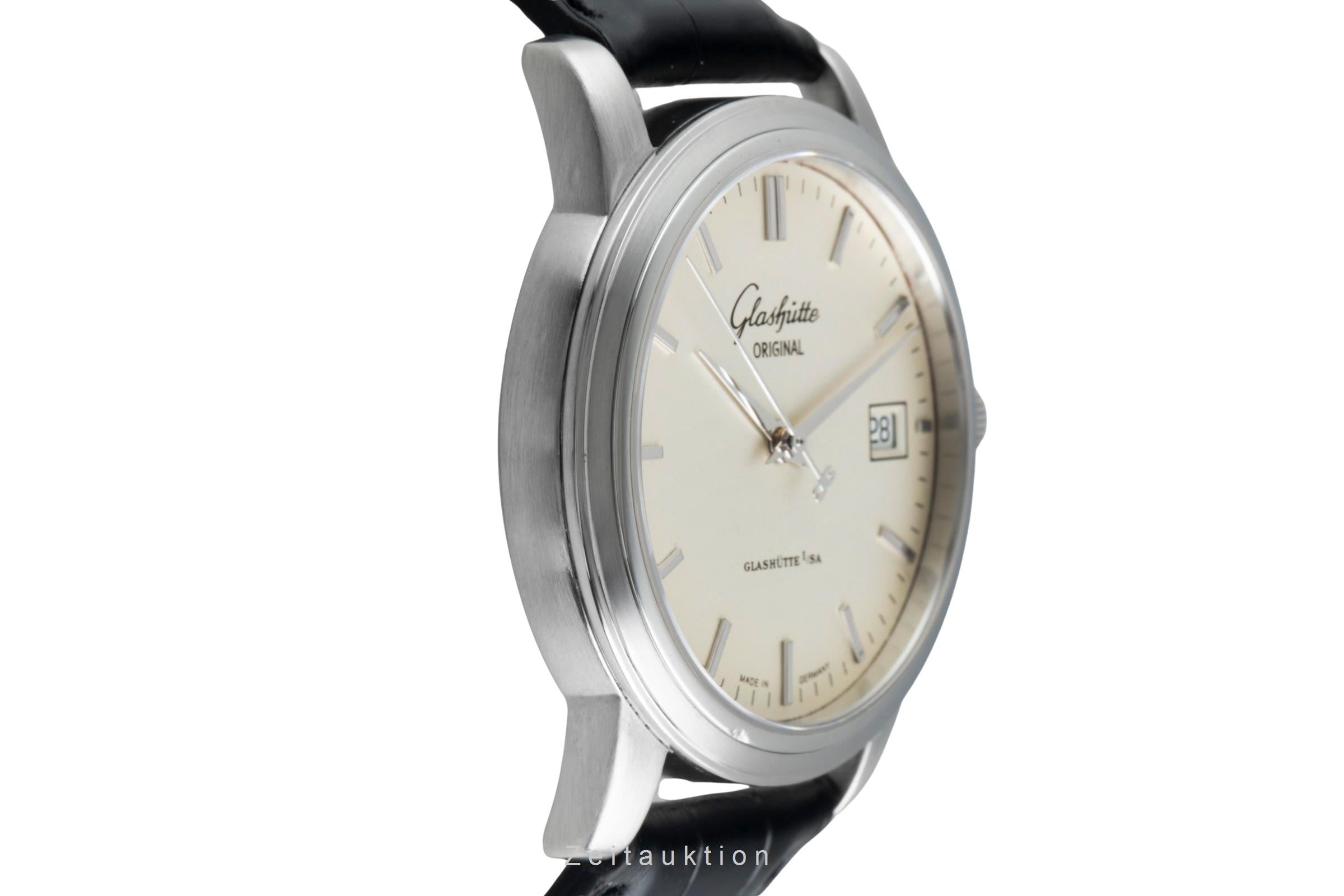 Glashütte Senator acero automático reloj para caballeros 39-11-11-13-04  [2602529]