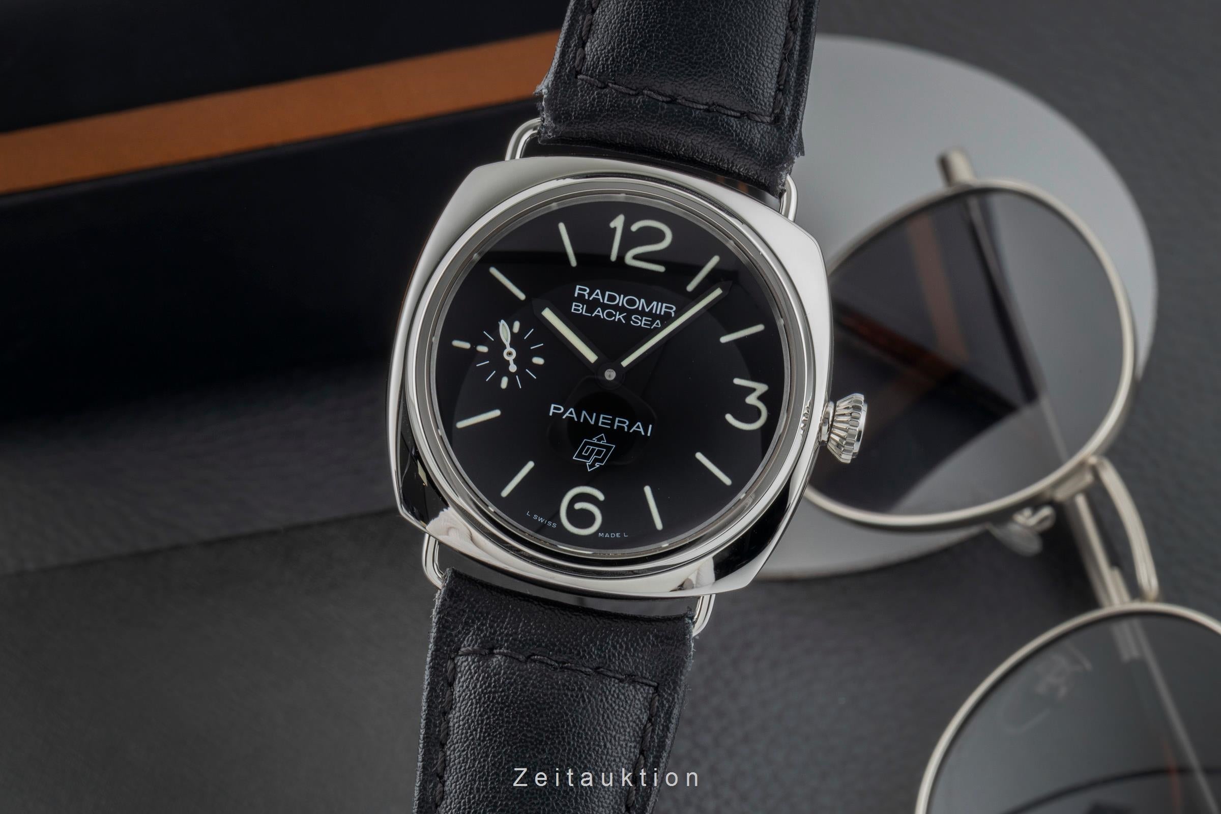 Panerai Black Seal steel manual winding men's watch PAM00380  [2602531]