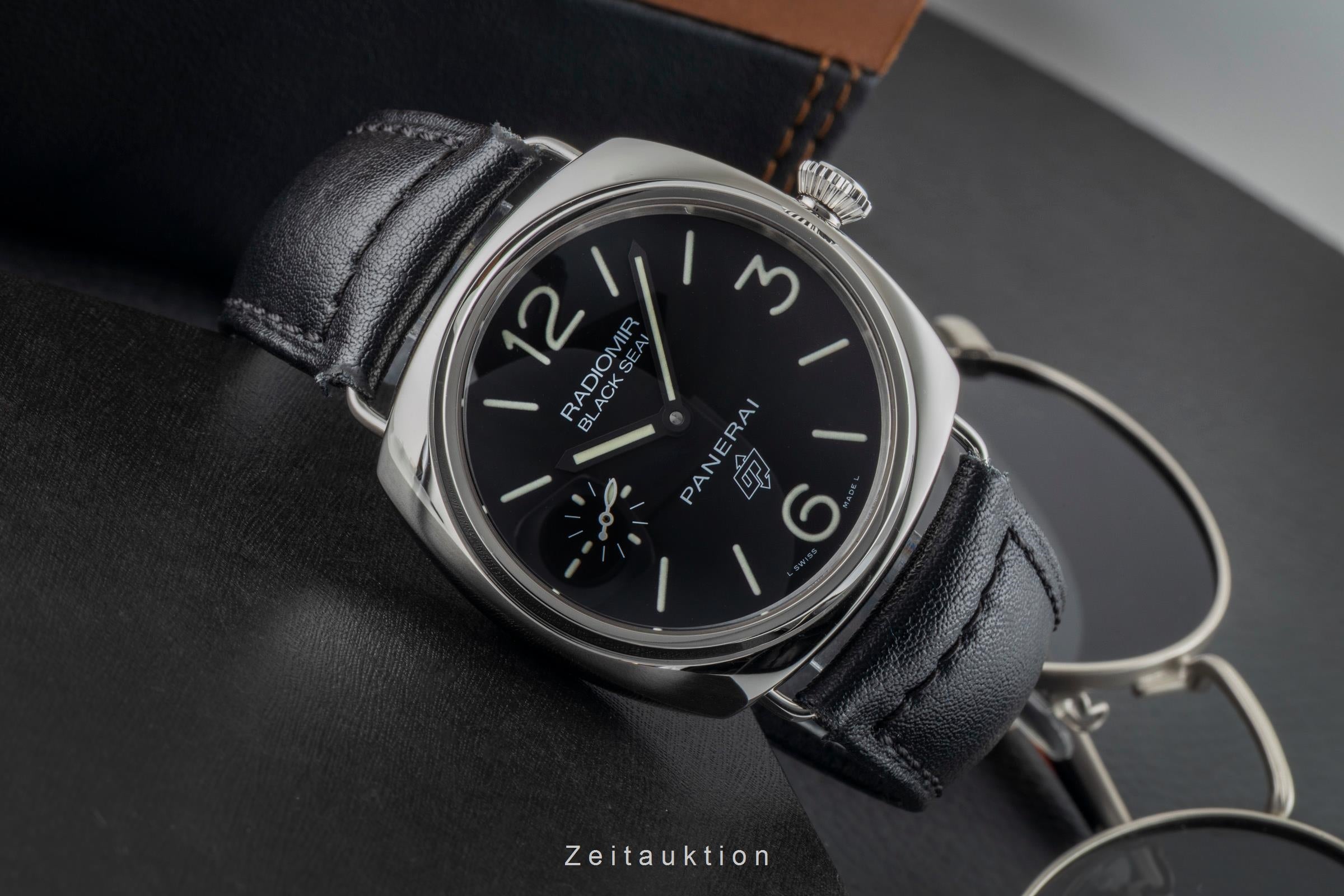 Panerai Black Seal acciaio carica manuale orologio da uomo PAM00380  [2602531]