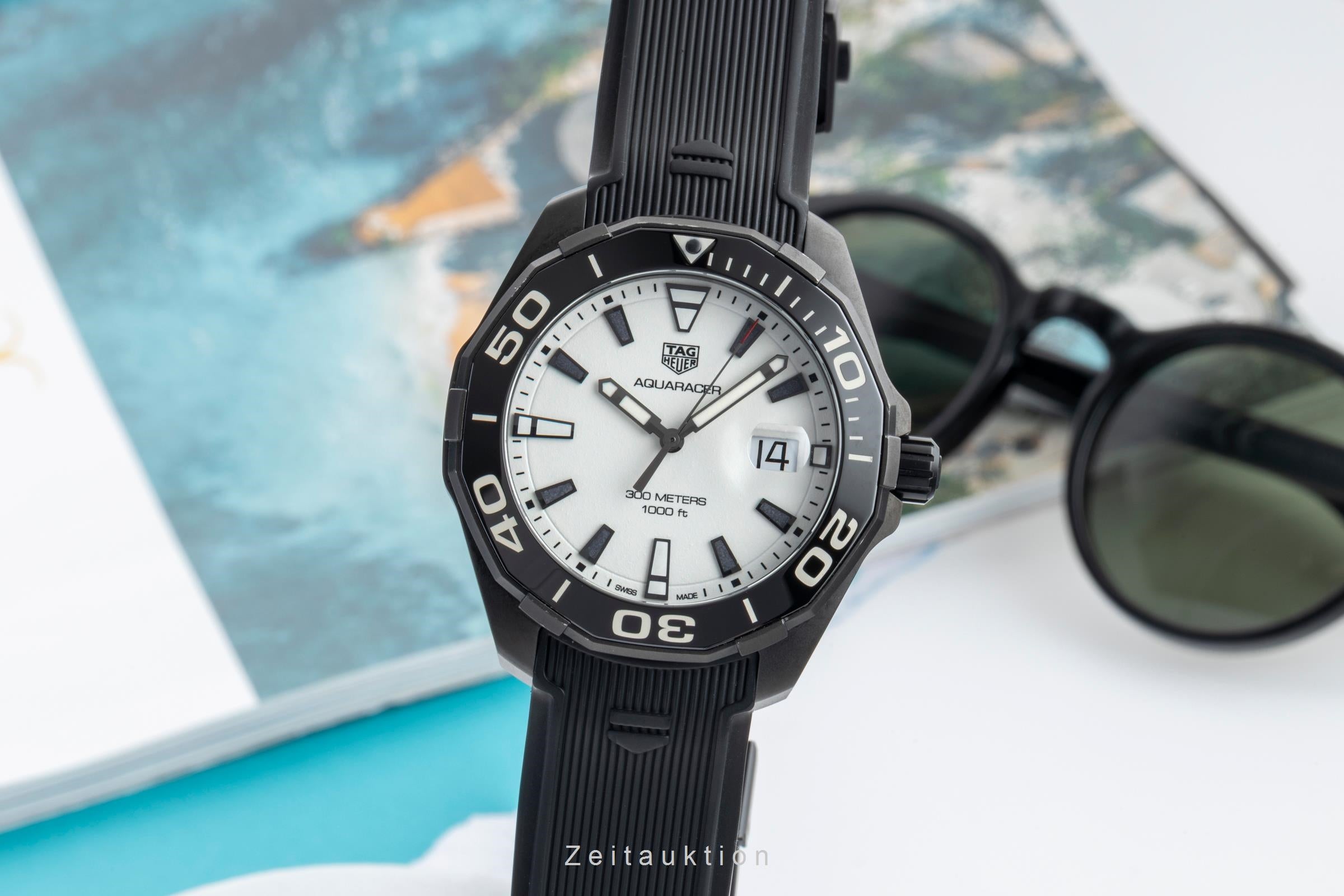 Tag Heuer Aquaracer titane  quartz montre pour hommes WAY108A.FT6141  [2602532]