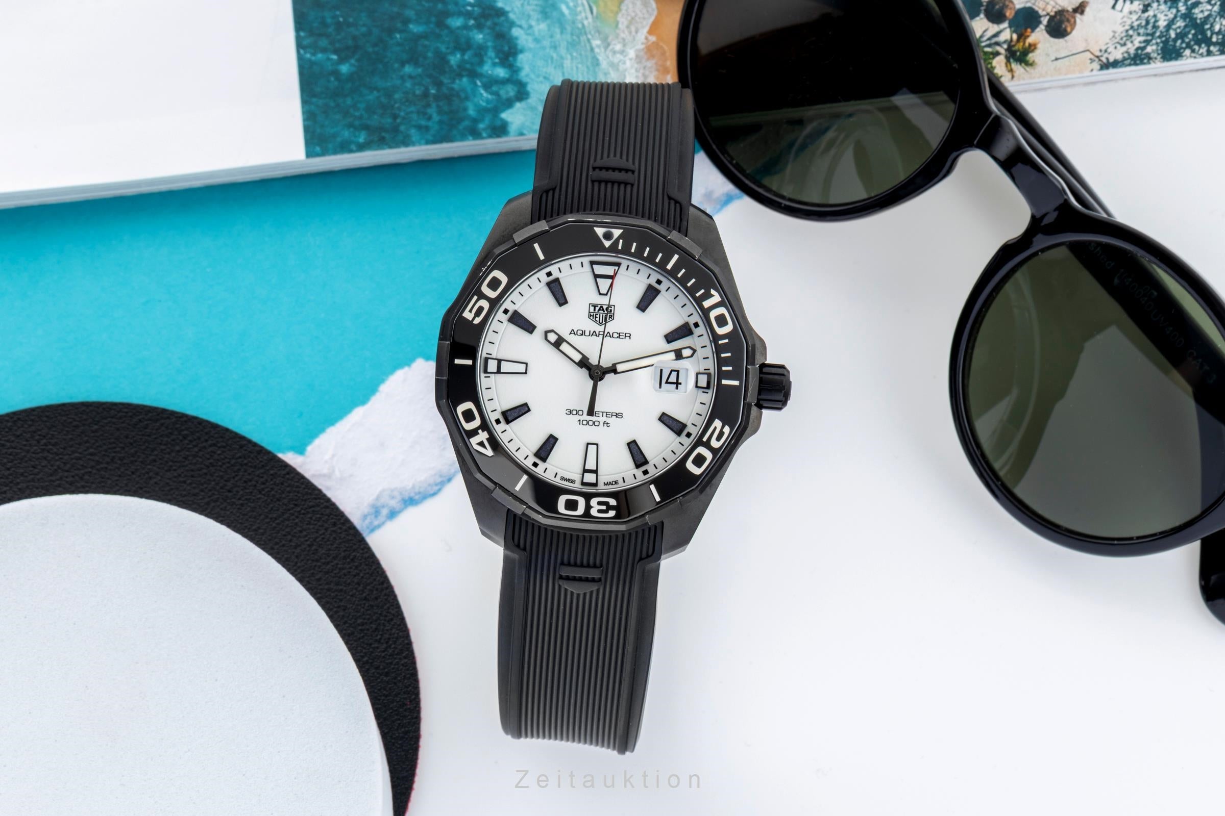 Tag Heuer Aquaracer titane  quartz montre pour hommes WAY108A.FT6141  [2602532]