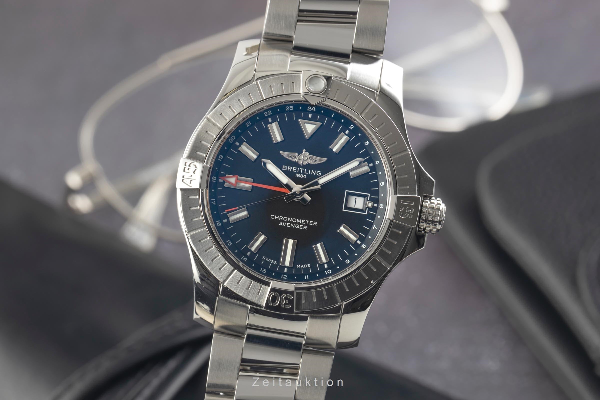 Breitling Avenger steel automatic men's watch A32397101B1A1  [2602534]