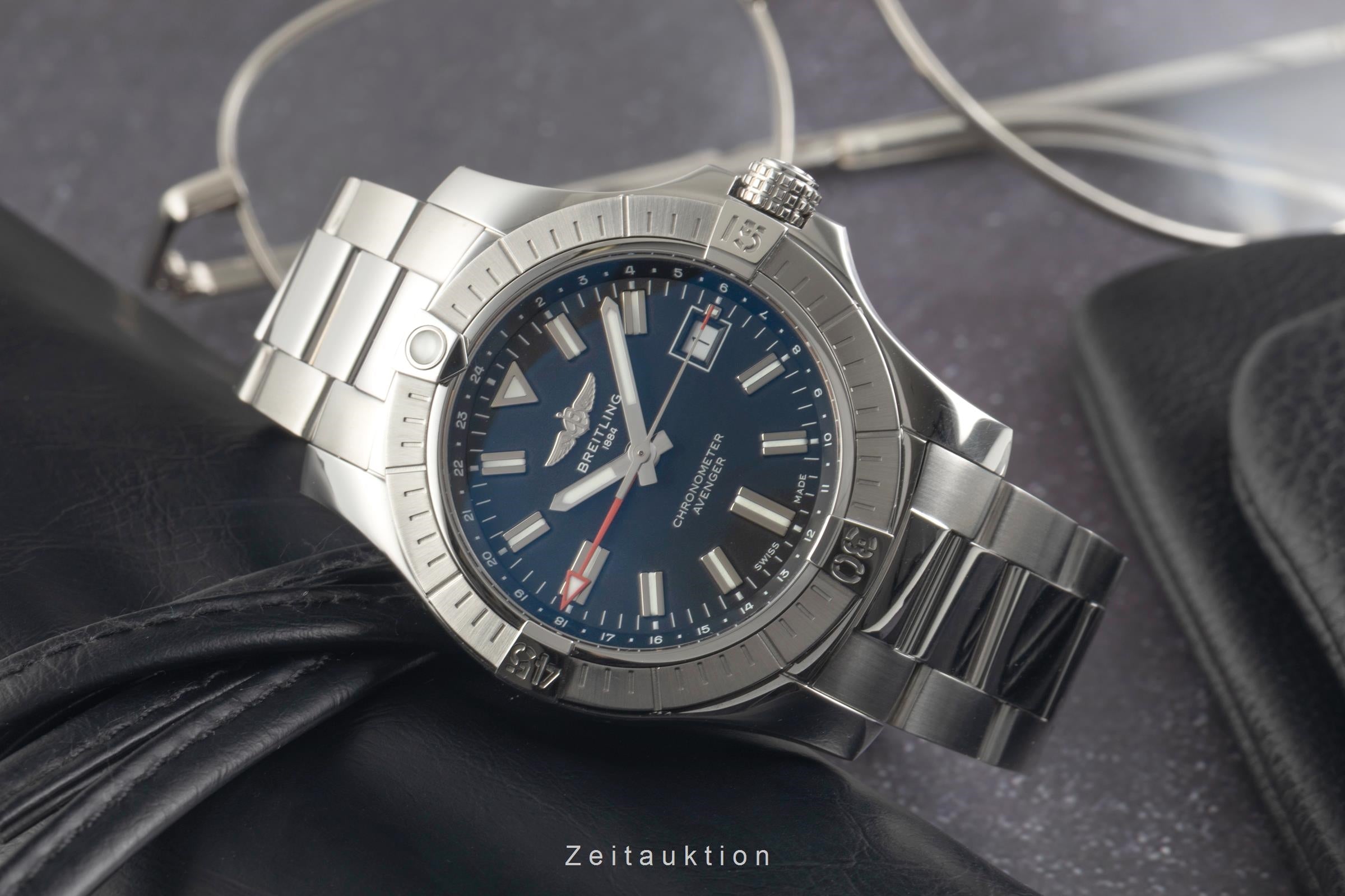 Breitling Avenger acciaio automatismo orologio da uomo A32397101B1A1  [2602534]