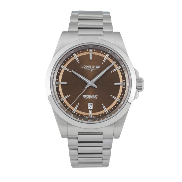 Longines Conquest acier automatique montre pour hommes L3.830.4.62.6 LP: 2250EUR  [2602536]