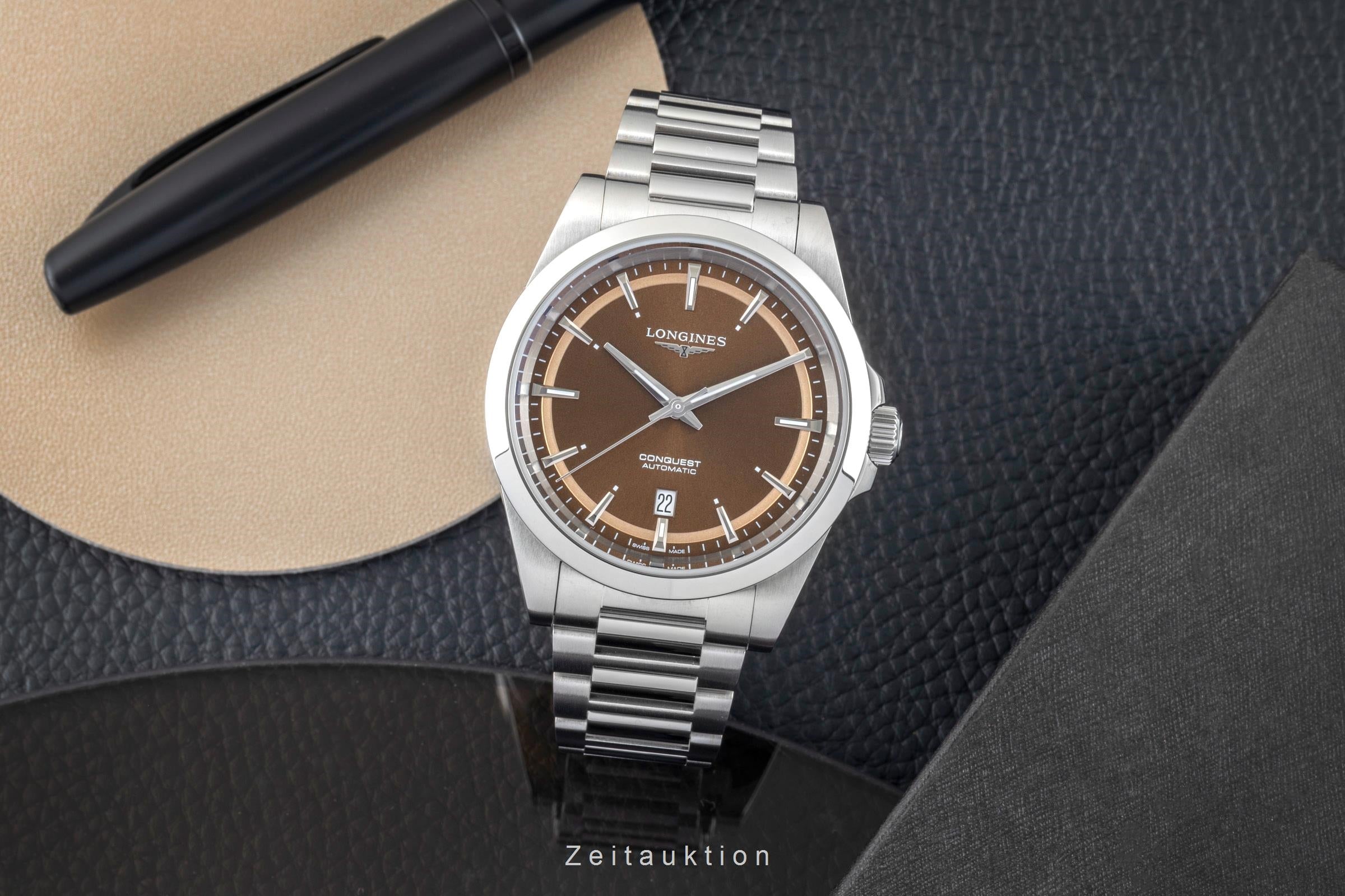 Longines Conquest acier automatique montre pour hommes L3.830.4.62.6 LP: 2250EUR  [2602536]