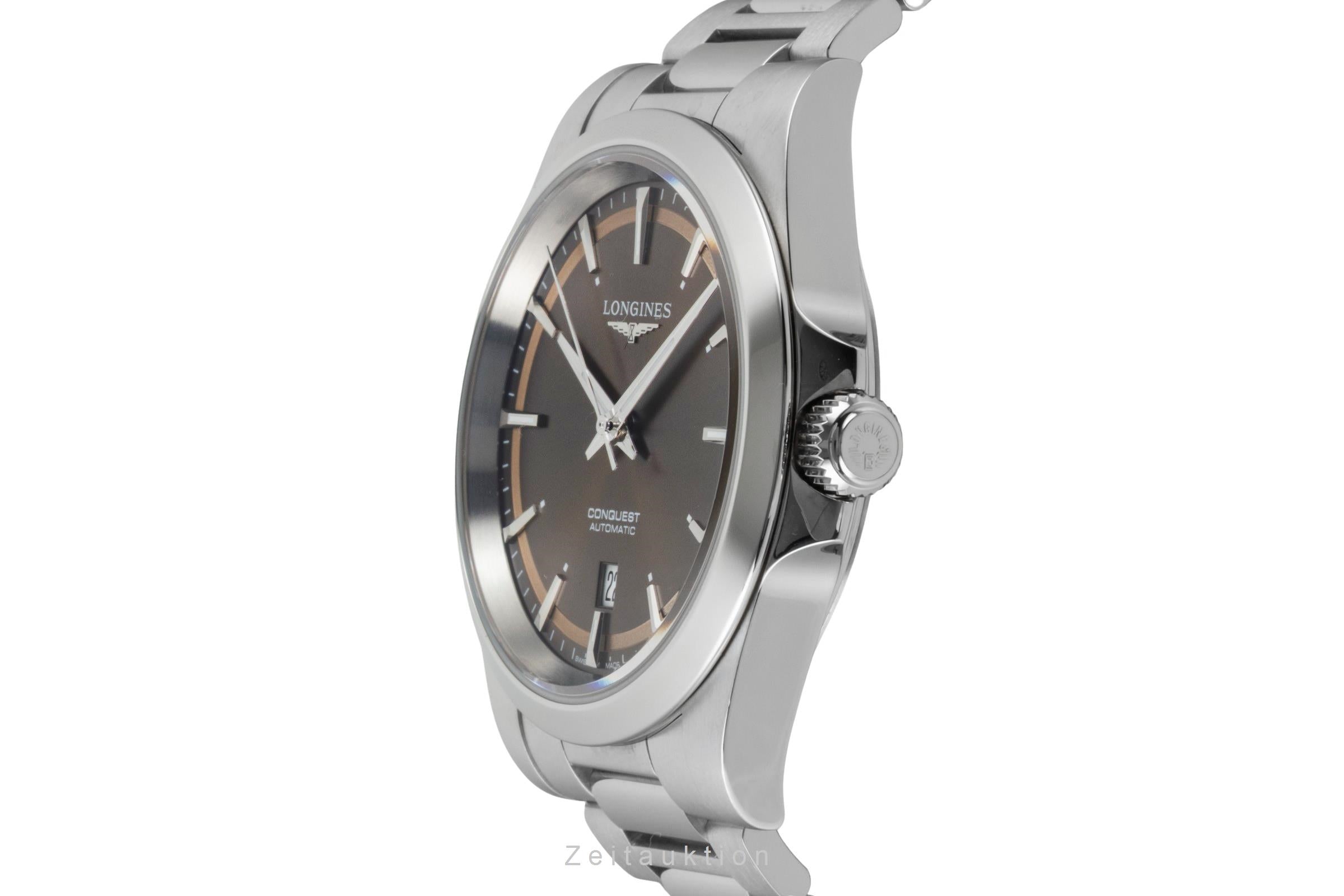 Longines Conquest acier automatique montre pour hommes L3.830.4.62.6 LP: 2250EUR  [2602536]