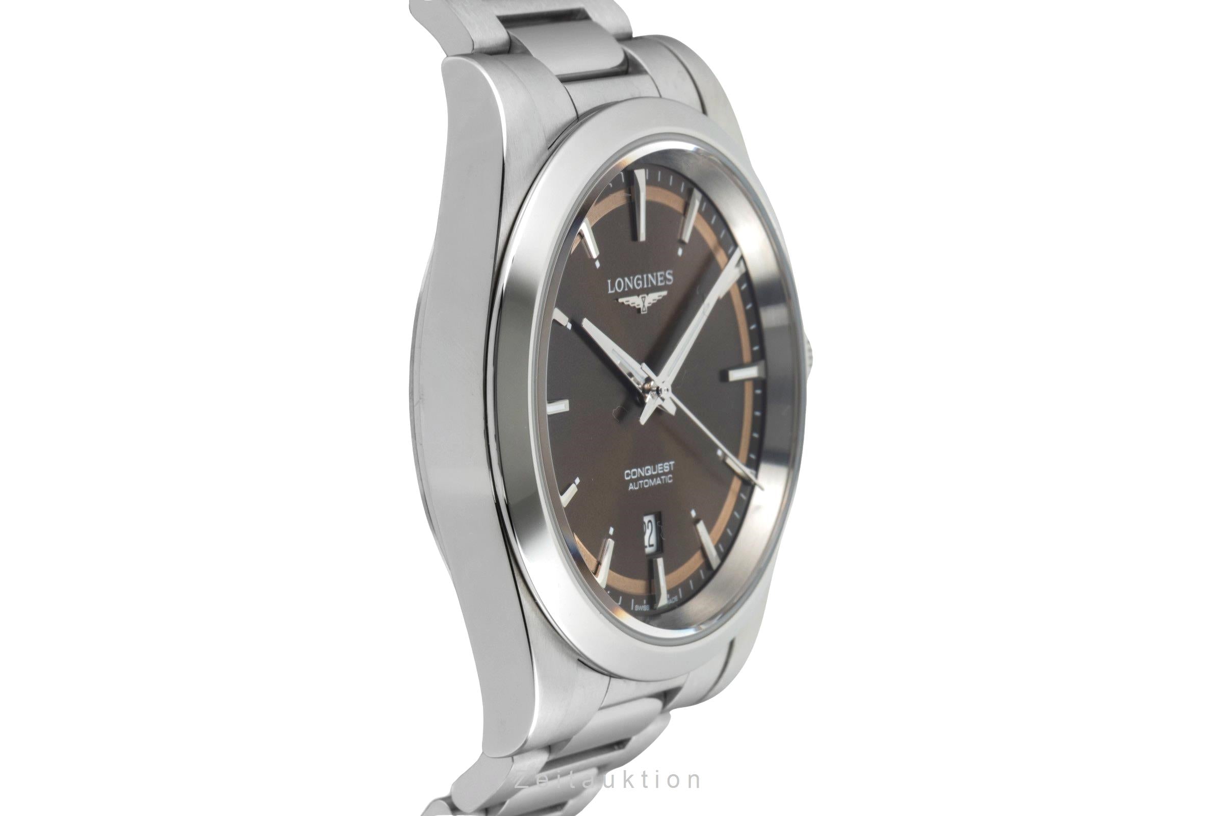 Longines Conquest acier automatique montre pour hommes L3.830.4.62.6 LP: 2250EUR  [2602536]