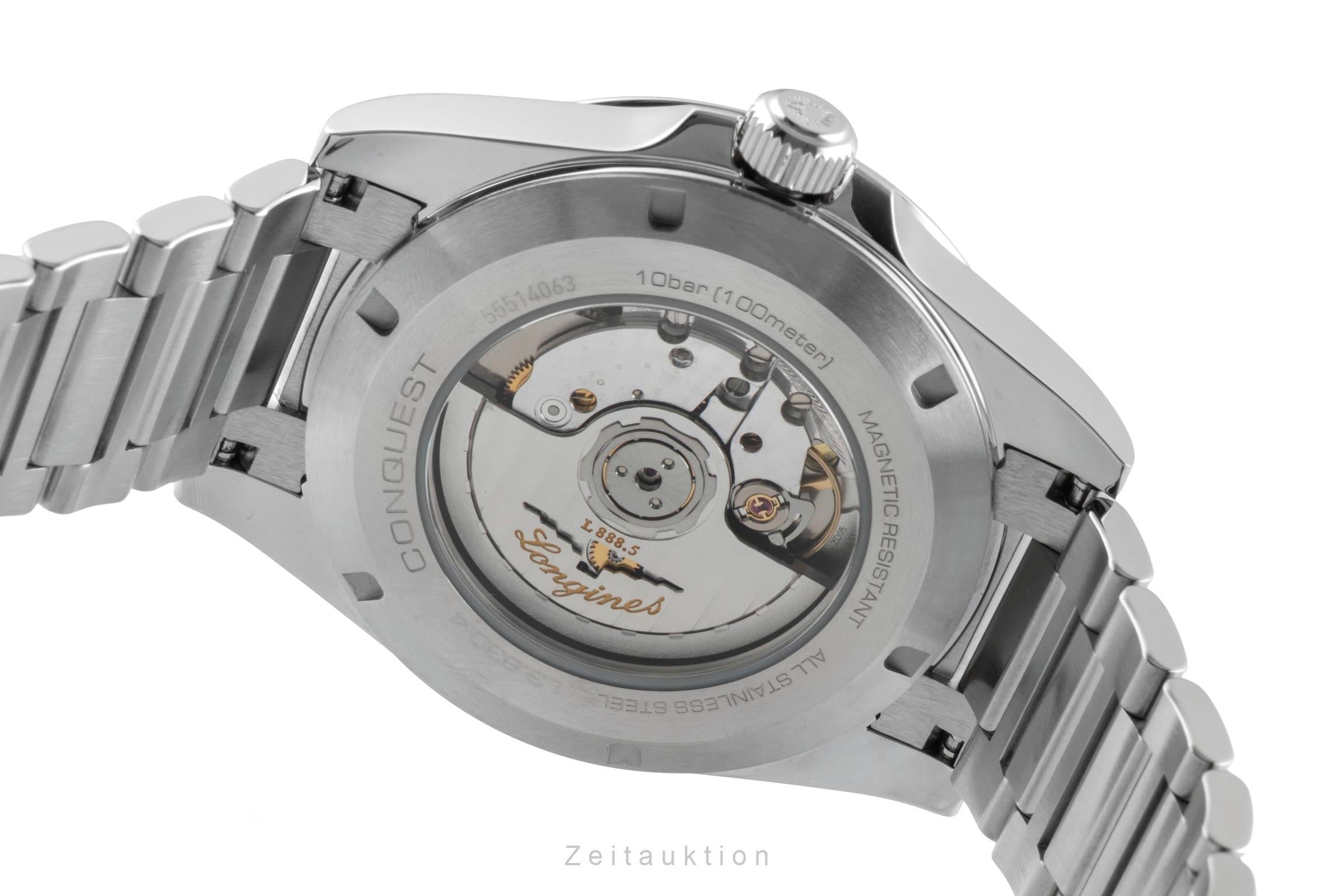 Longines Conquest acier automatique montre pour hommes L3.830.4.62.6 LP: 2250EUR  [2602536]