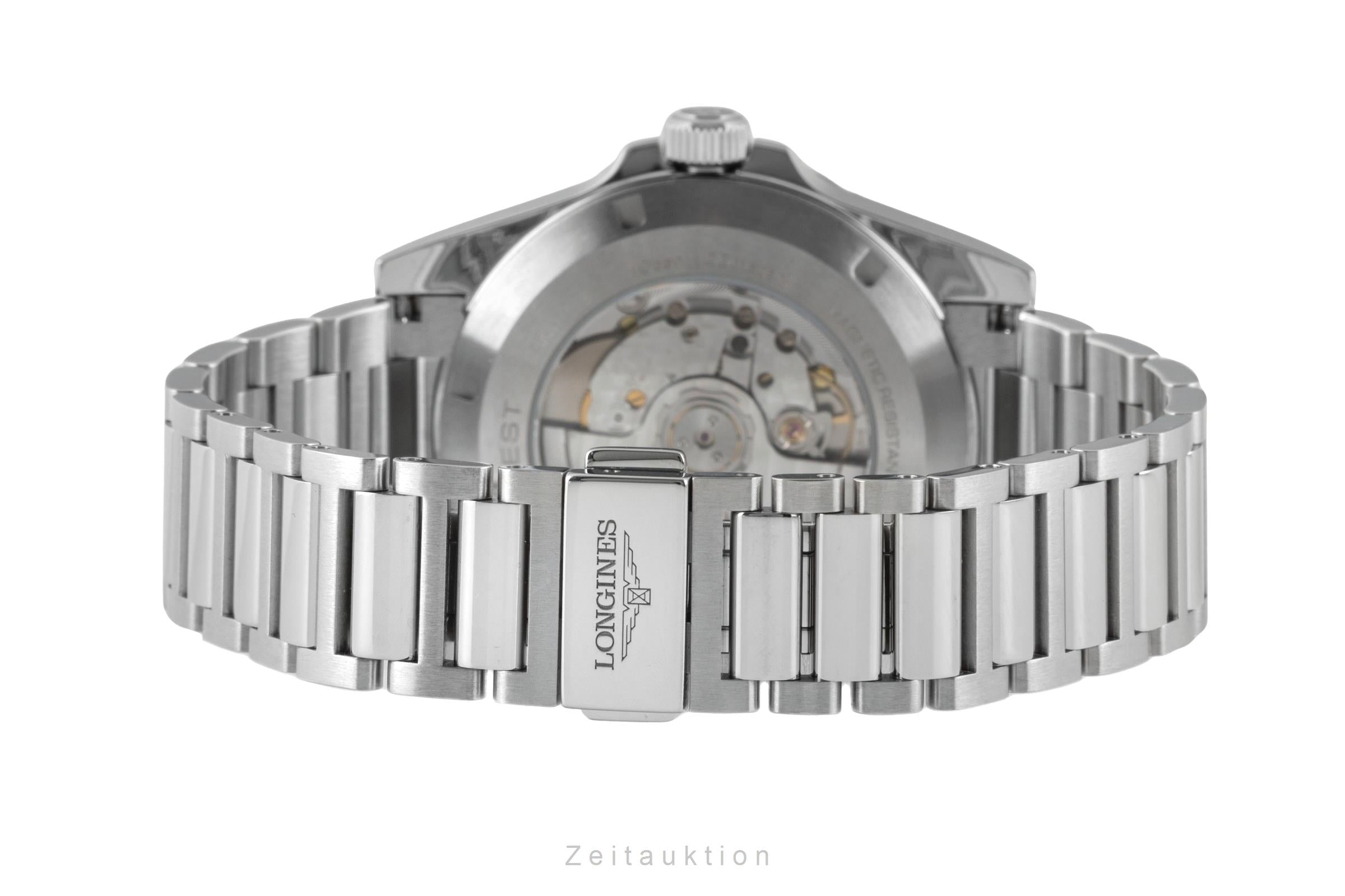 Longines Conquest acier automatique montre pour hommes L3.830.4.62.6 LP: 2250EUR  [2602536]