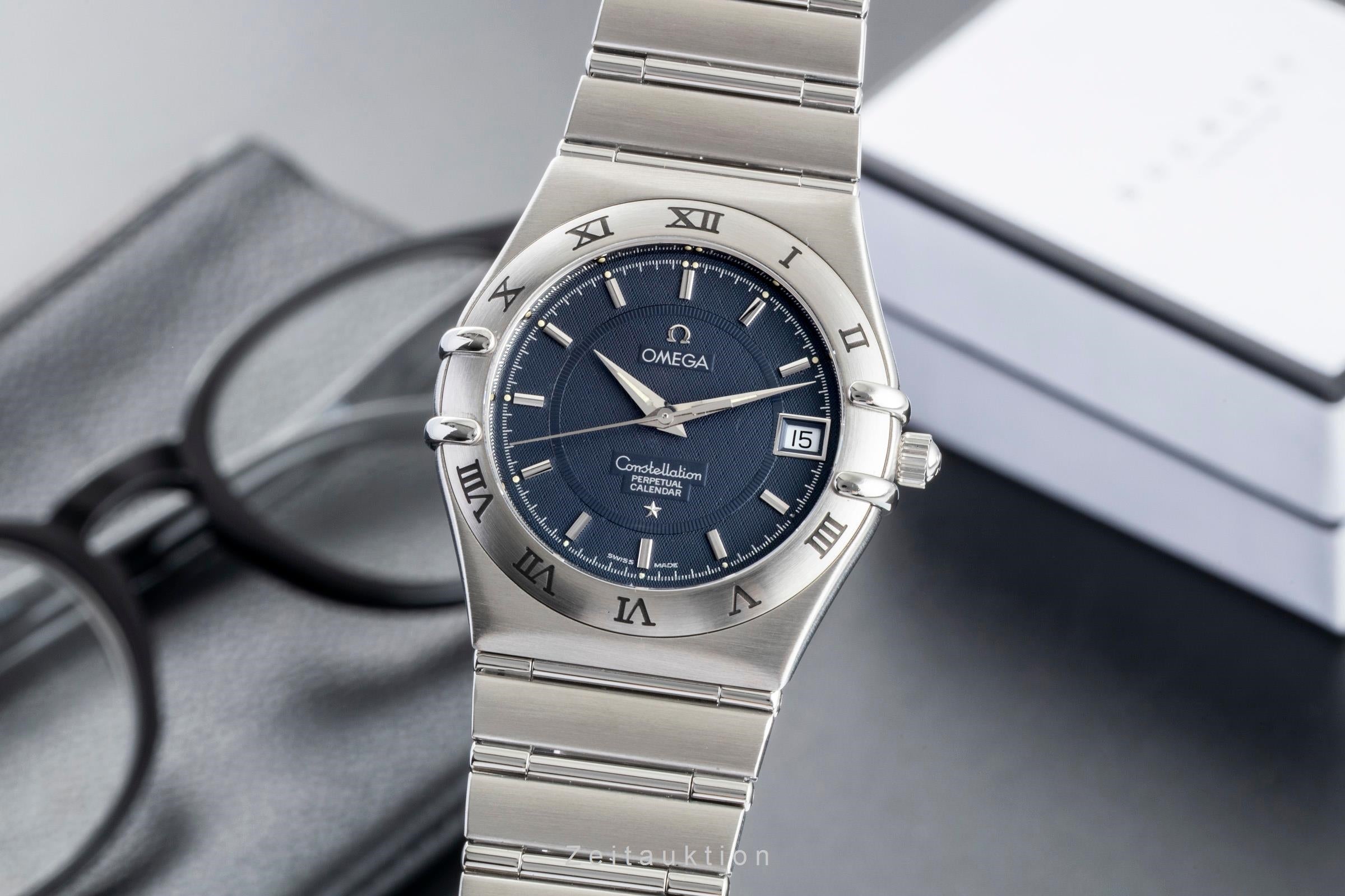 Omega Constellation Perpetual Calendar Stahl Ref. 1552.40.00 396.1202  [2602540]