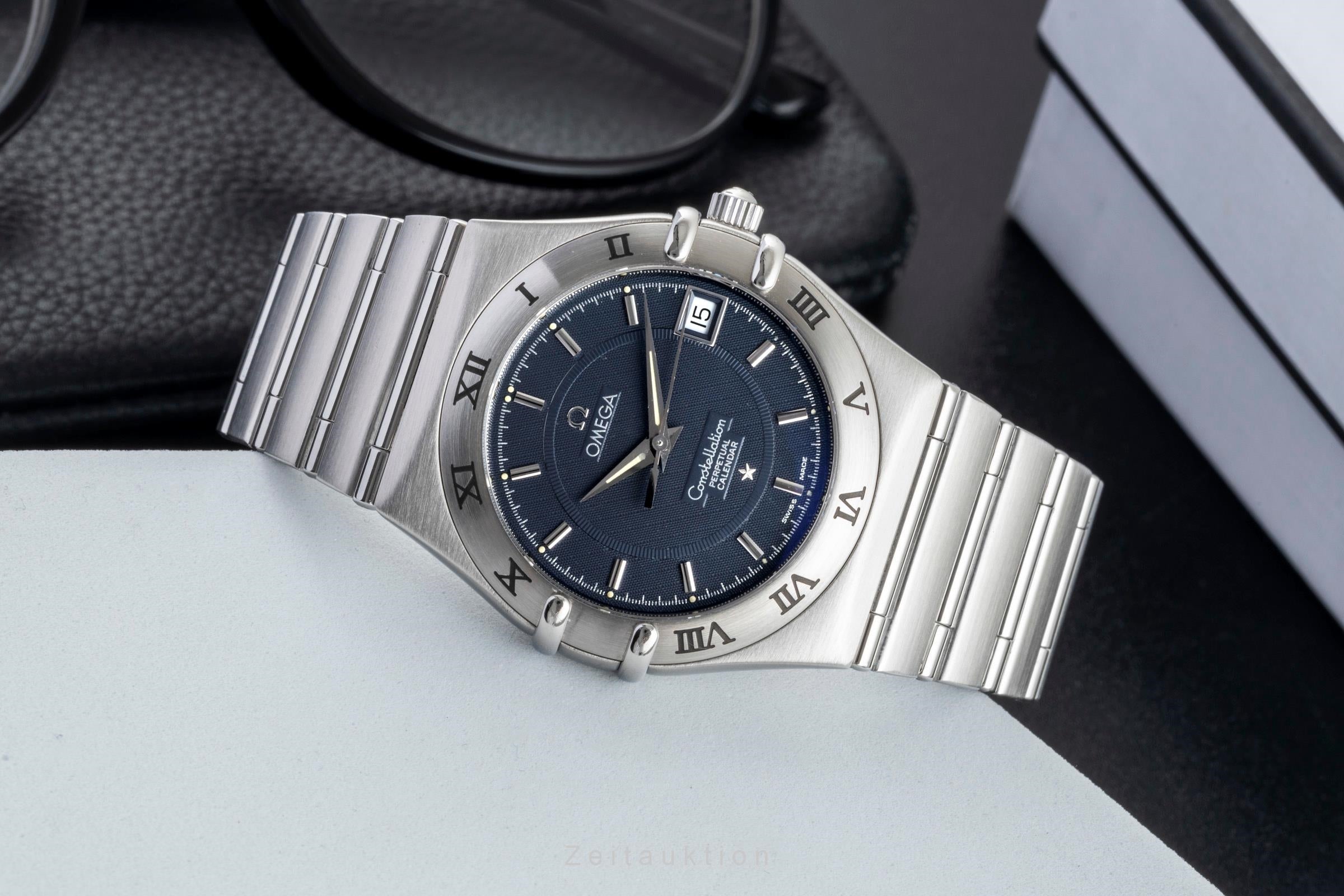 Omega Constellation Perpetual Calendar Stahl Ref. 1552.40.00 396.1202  [2602540]
