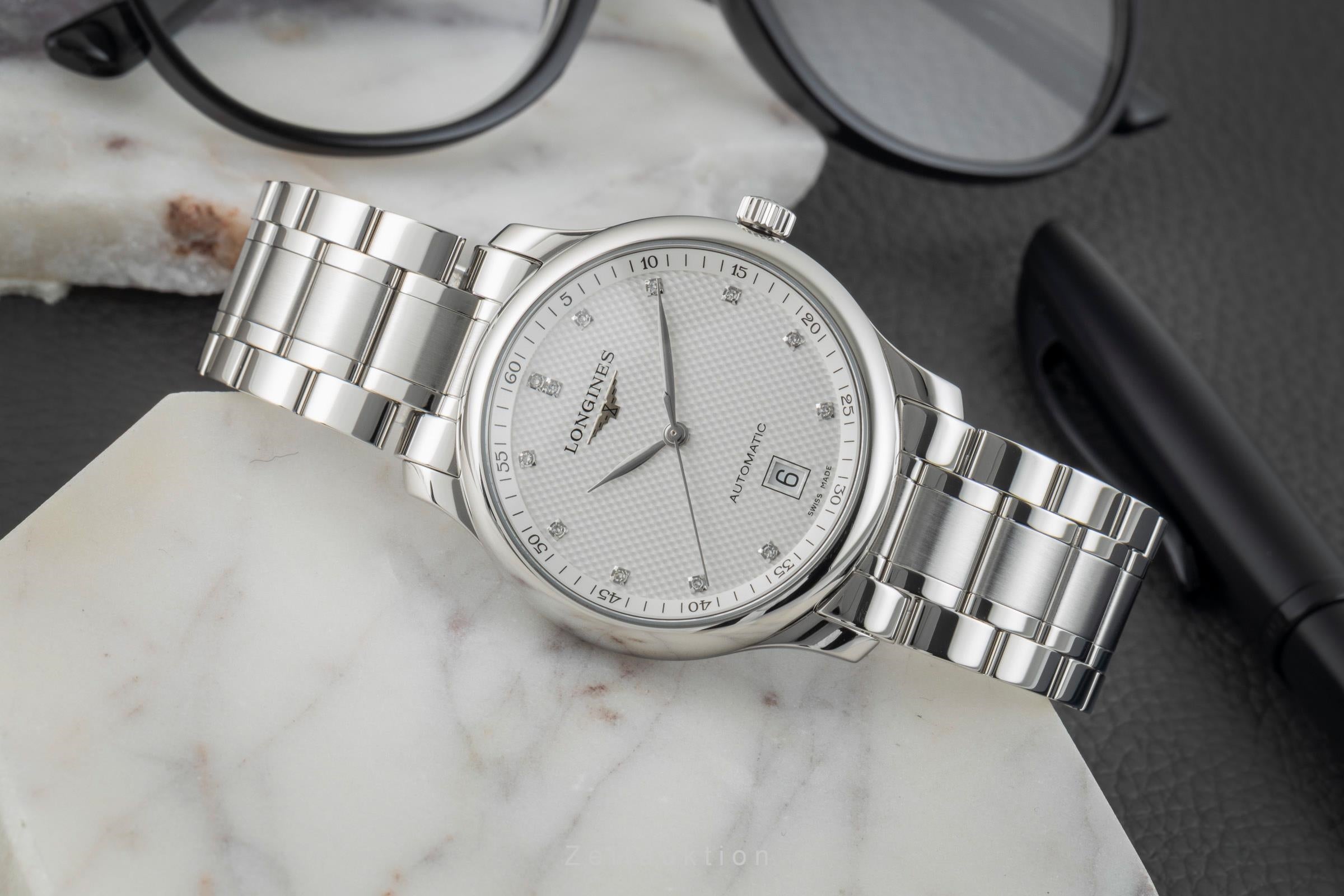 Longines Master Collection steel automatic men's watch L2.628.4.77.6 LP: 2800EUR  [2602543]
