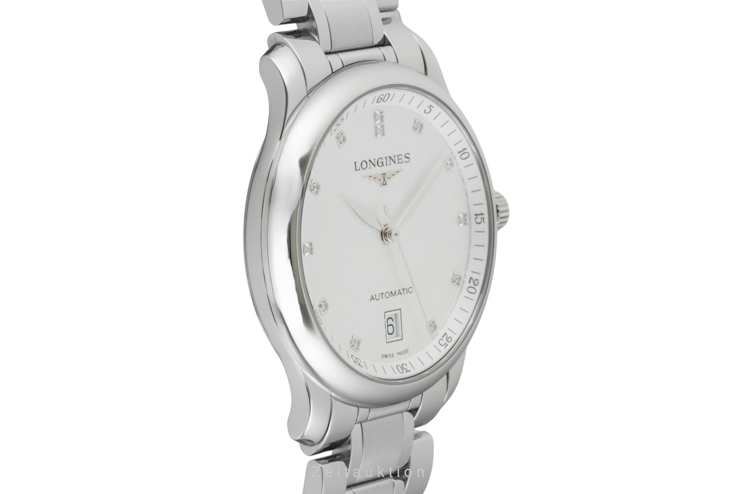 Longines Master Collection steel automatic men's watch L2.628.4.77.6 LP: 2800EUR  [2602543]