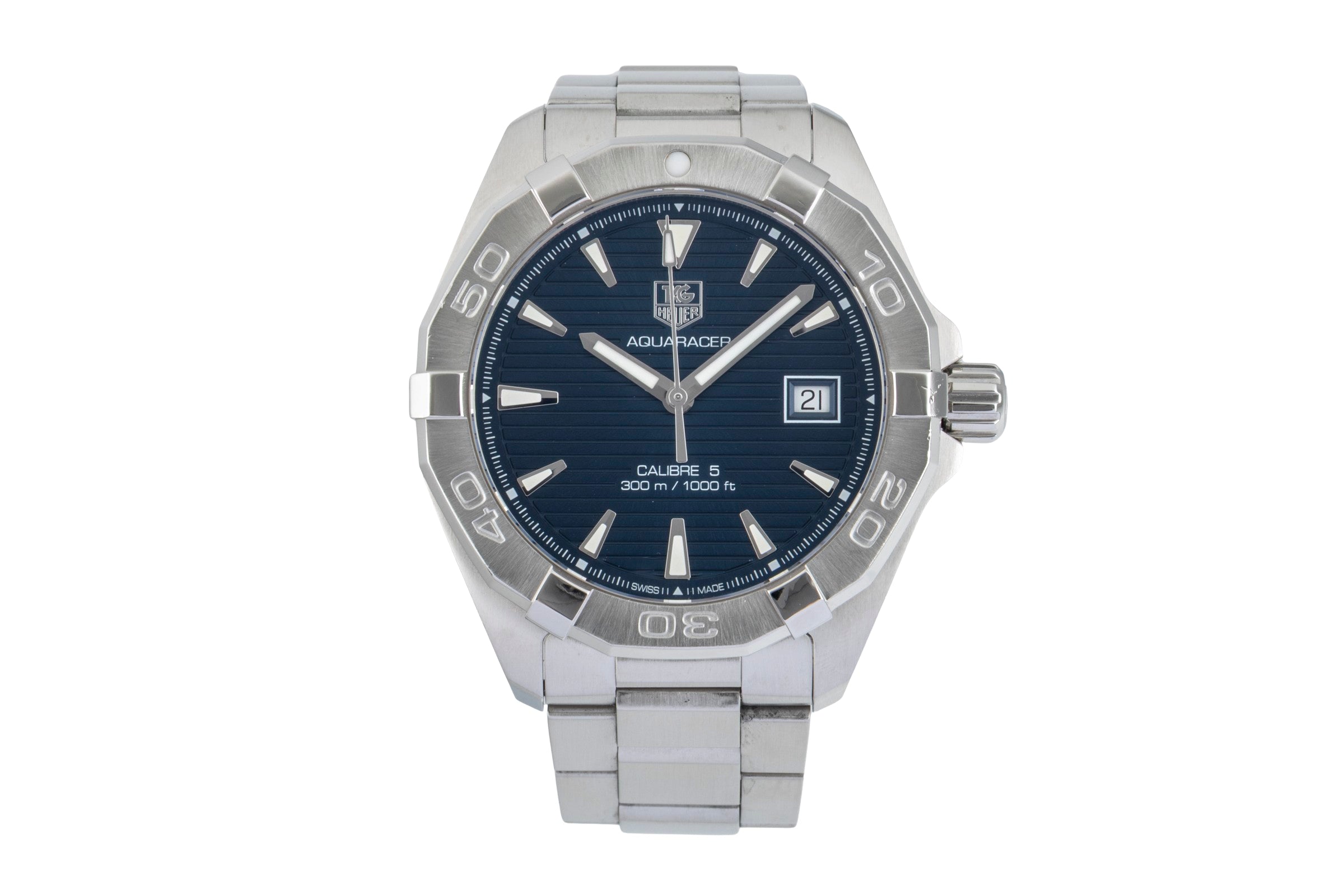 Tag Heuer Aquaracer acero automático reloj para caballeros WAY2112-0  [2602549]