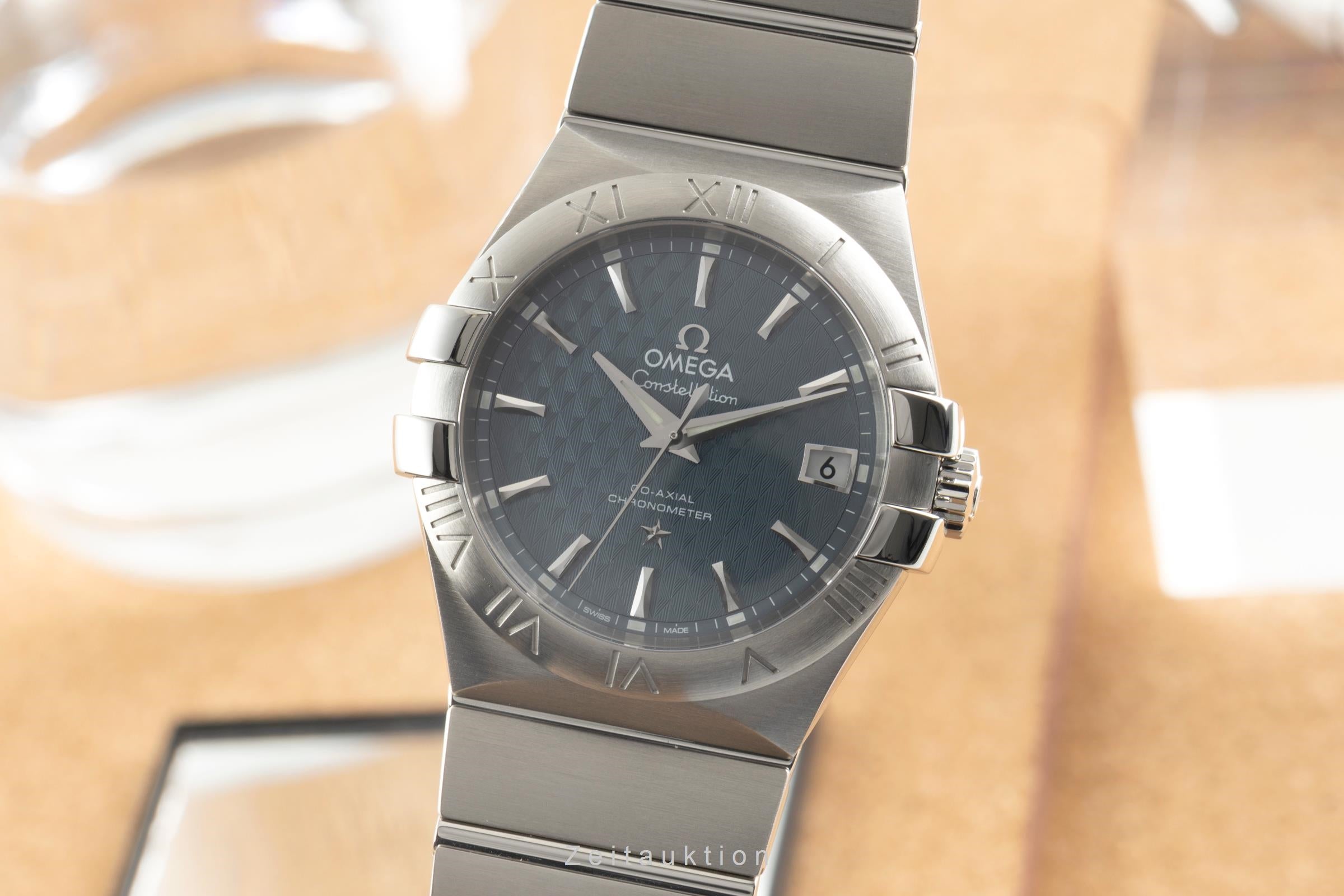 Omega Constellation steel automatic men's watch 123.10.35.20.03.002  [2602550]